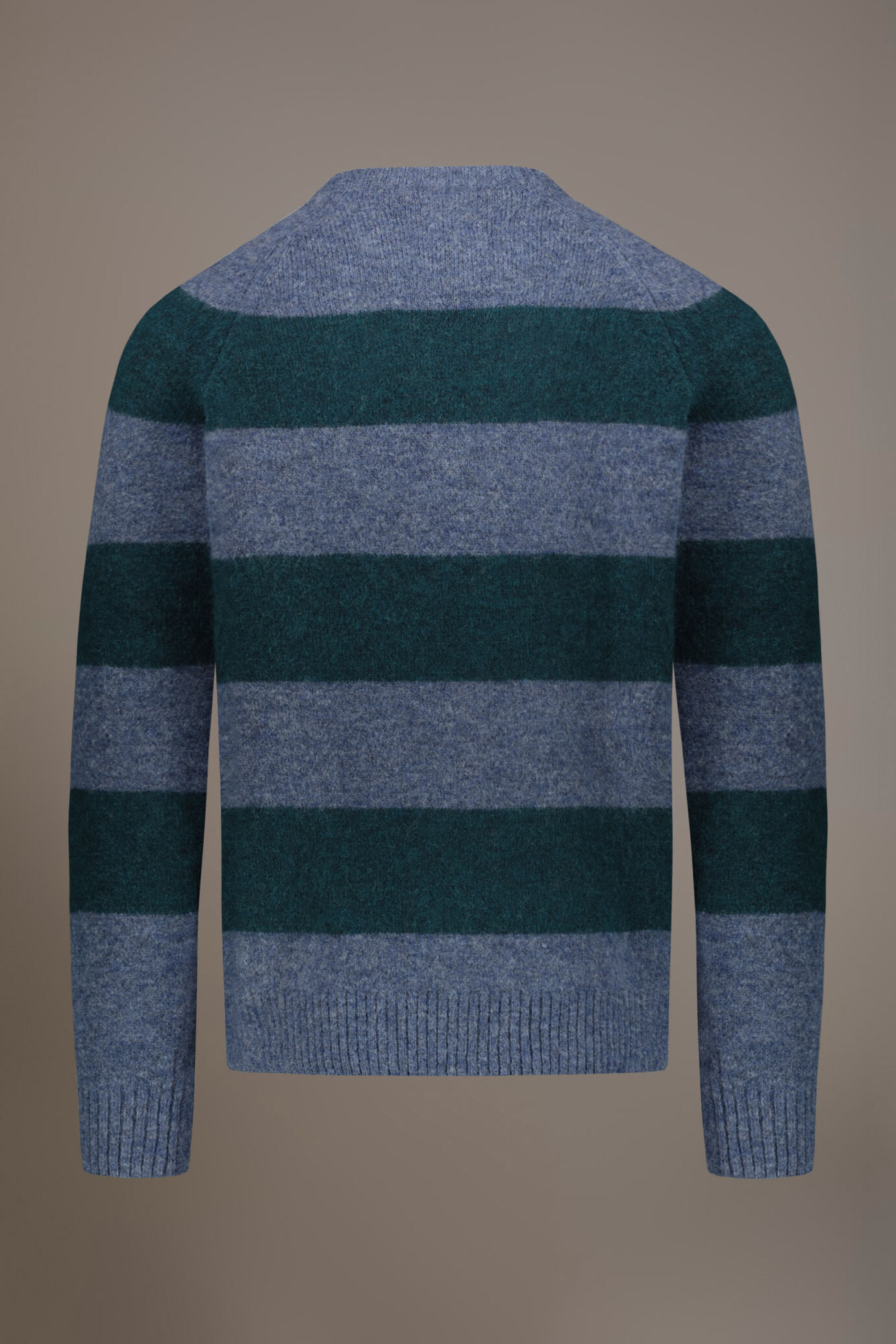Mohair wool blend round neck sweater image number 5
