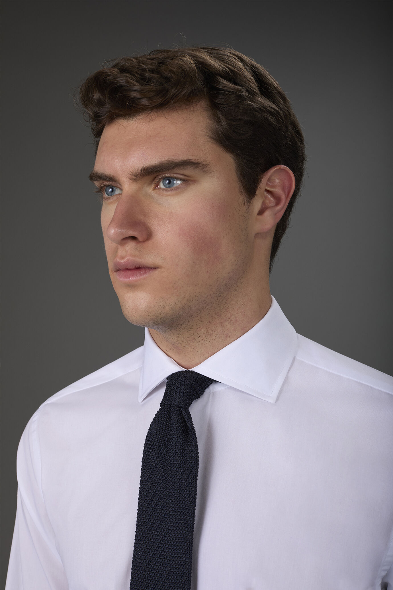 Men's french collar classic shirt image number 1