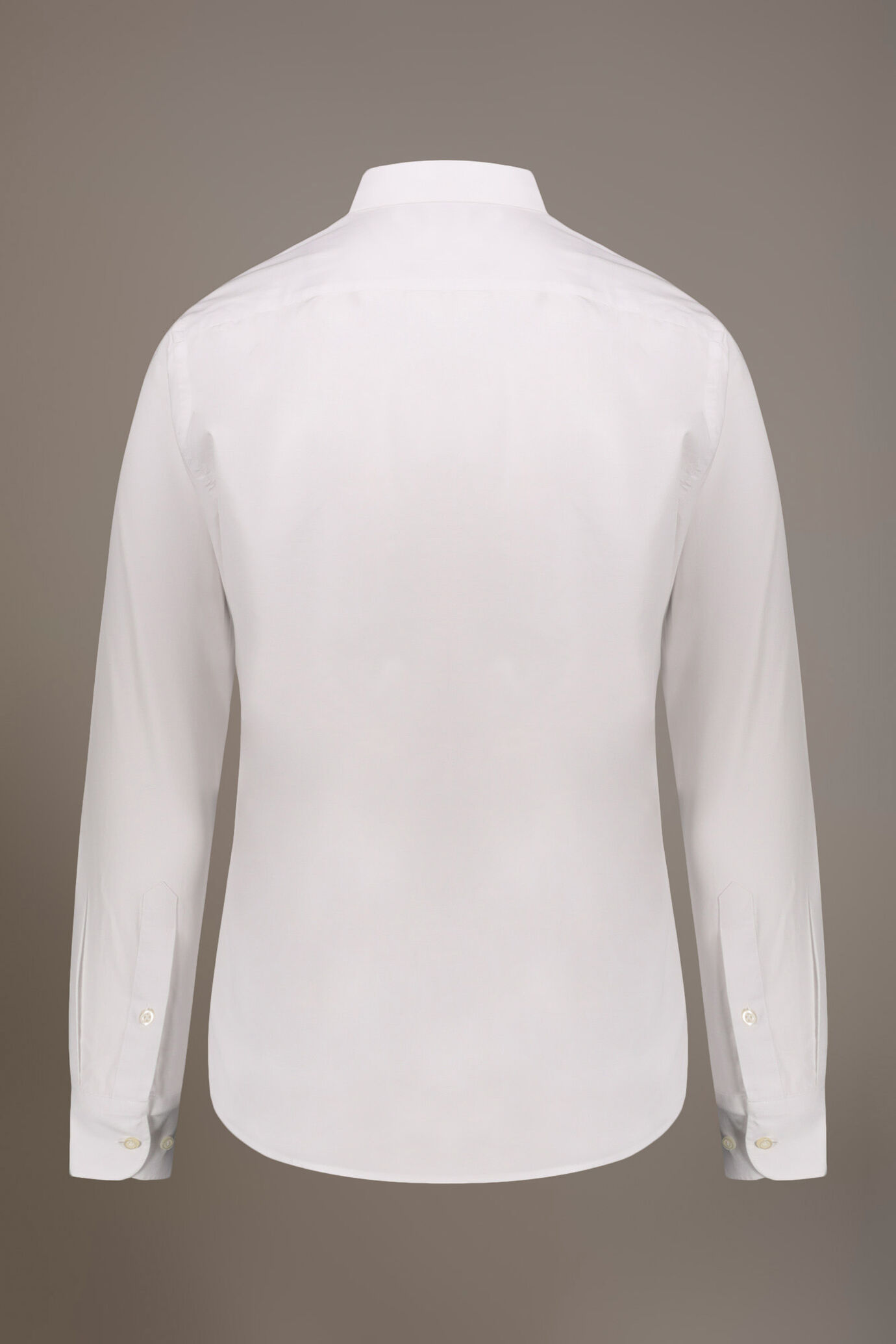 Camicia classica collo francese classic fit fil a fil image number 4