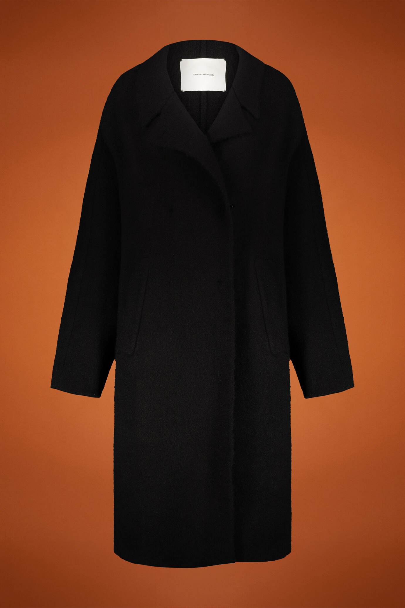 Cappotto donna oversize in maglia morbida misto lana