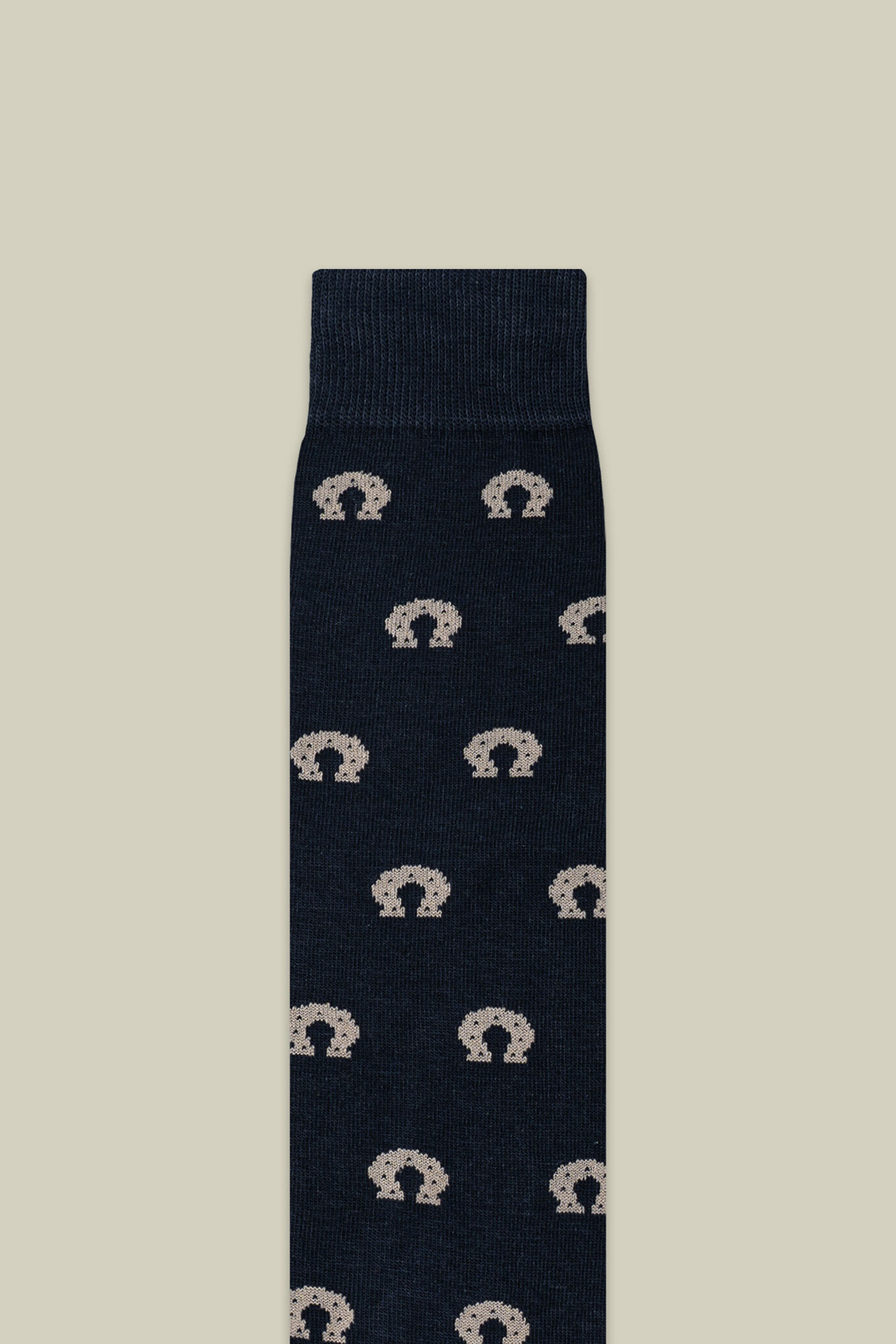 Chaussettes pour homme en tricot ras avec motif fer à cheval