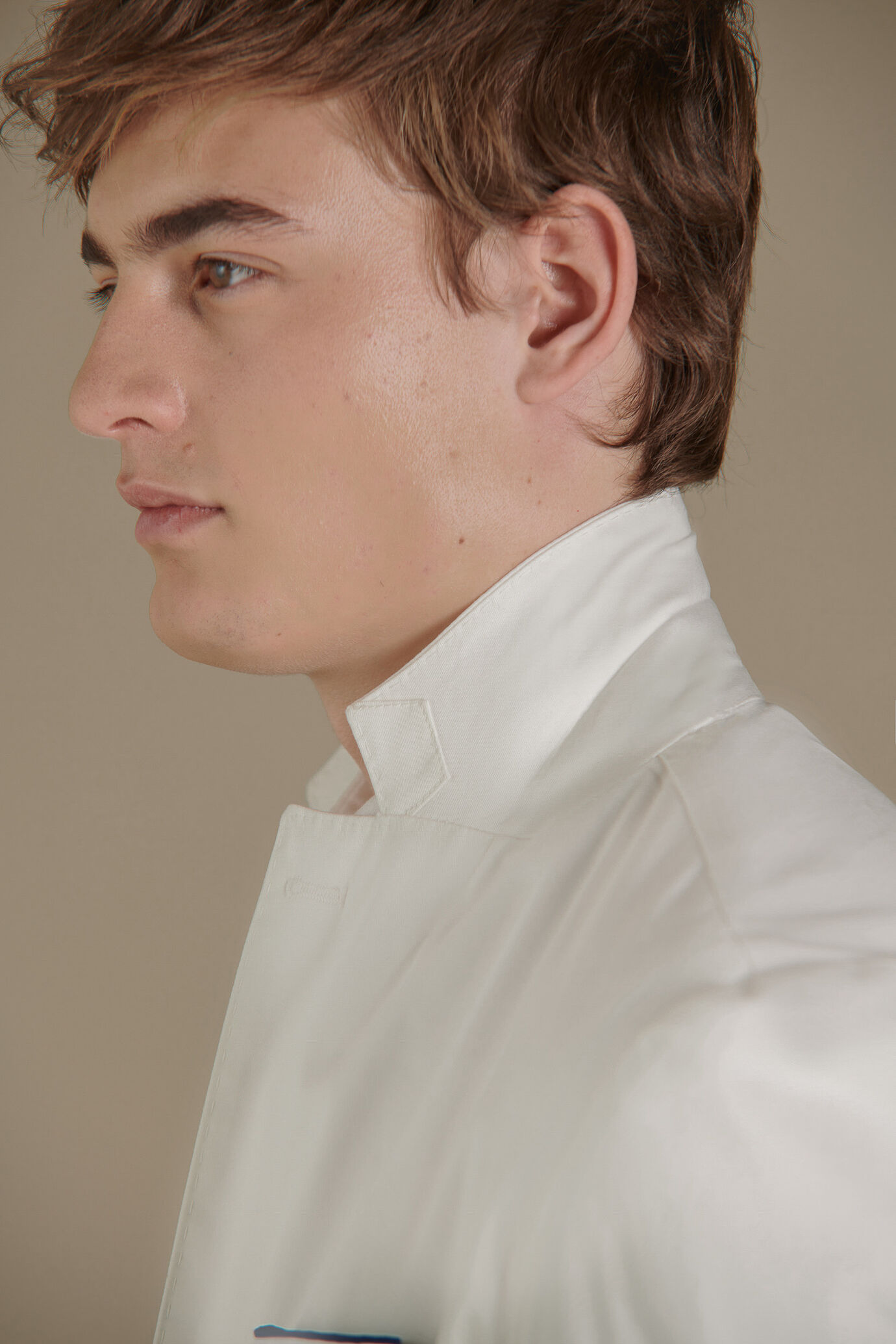 Giacca monopetto in cotone made in italy image number 2