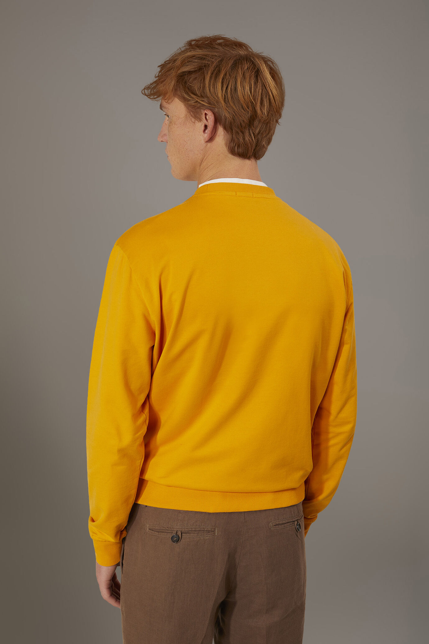 Sweatshirt mit Rundhalsausschnitt 100% Baumwolle image number 3