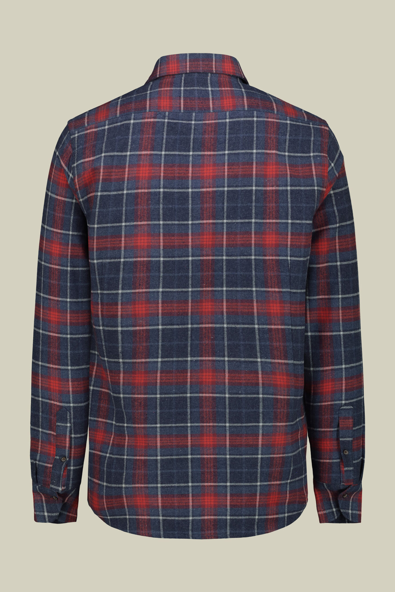 Men's casual shirt in checked flannel fabric comfort fit image number 5