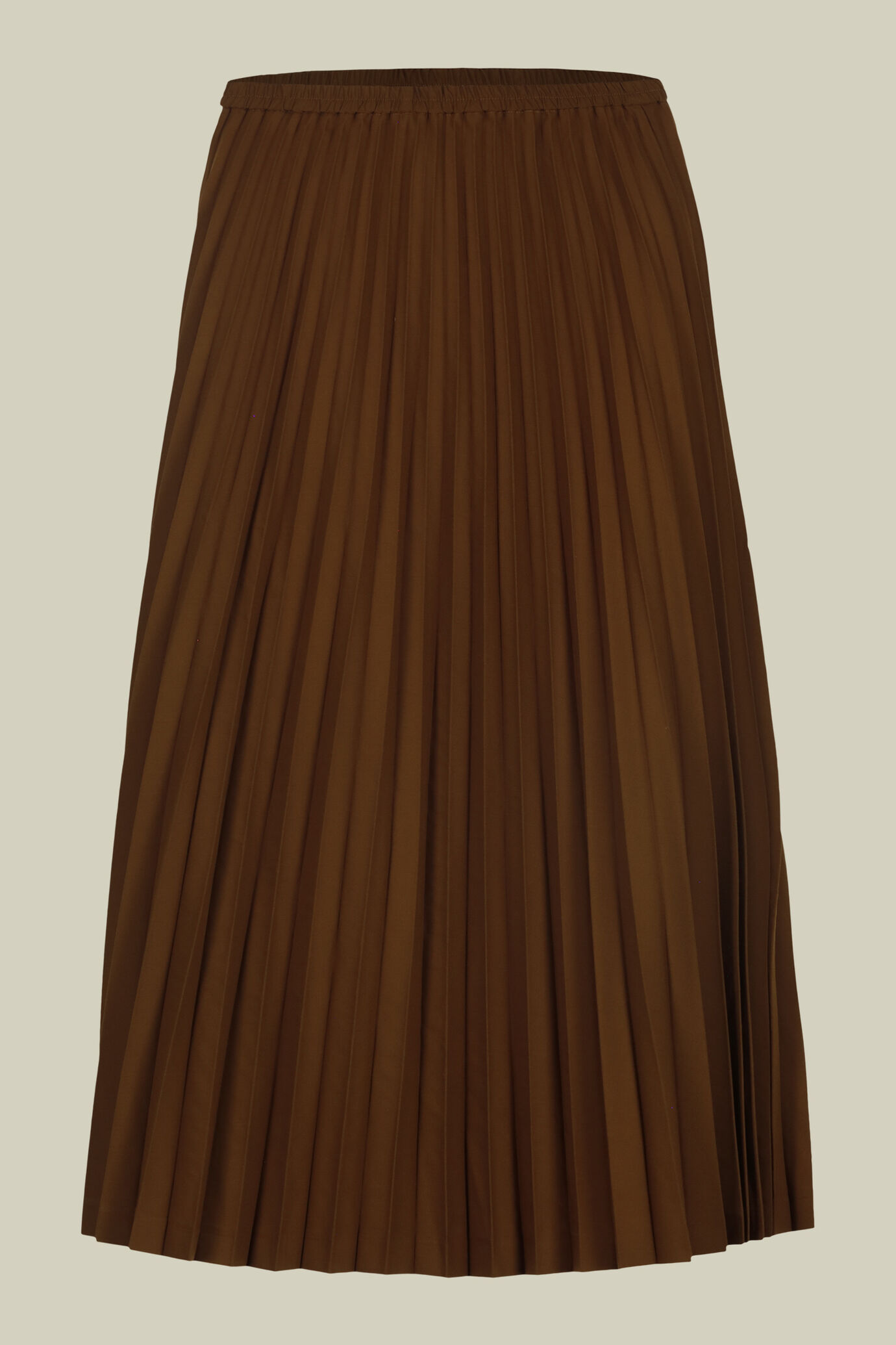 Jupe mi-longue pour femme, modèle uni et plissé