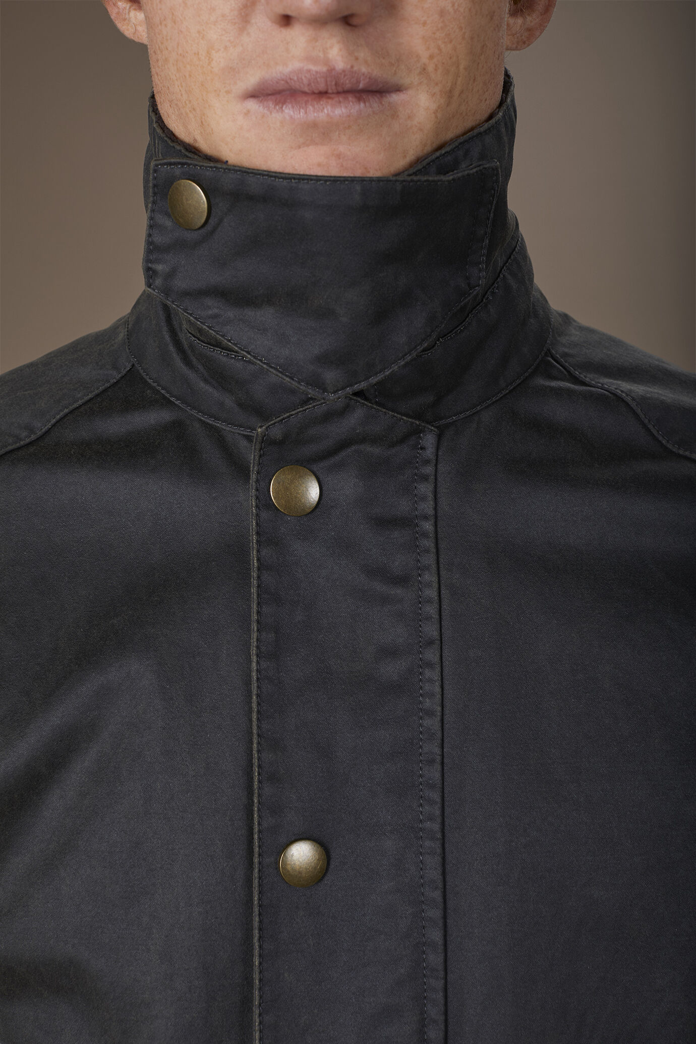 Comfort fit waxed cotton jacket image number 4
