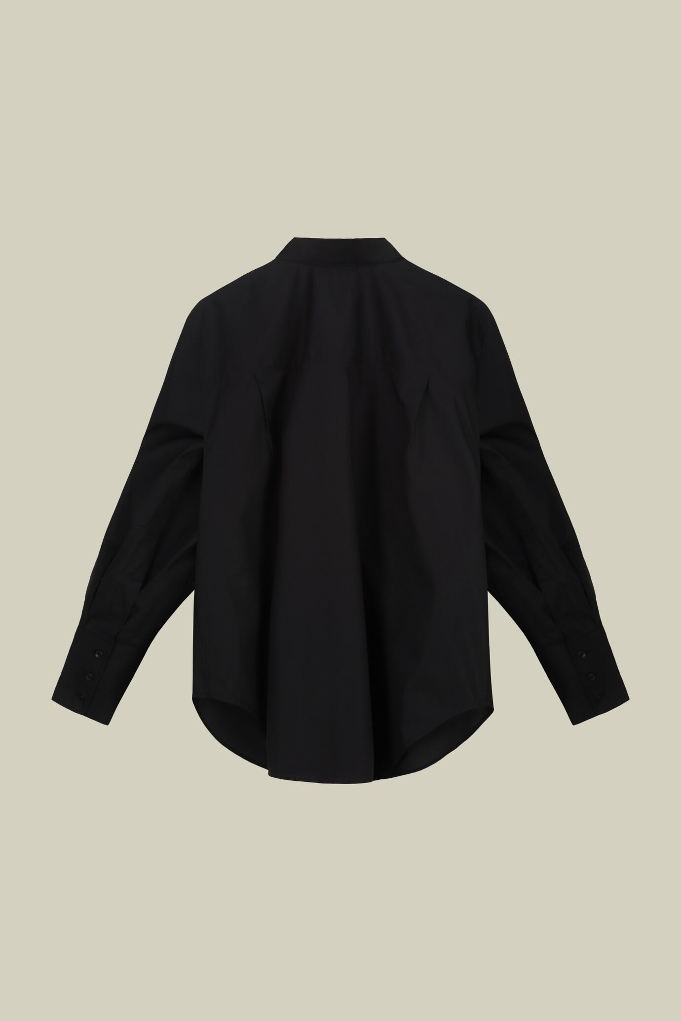 Chemise déstructurée pour femme à col italien en 100 % coton image number 6