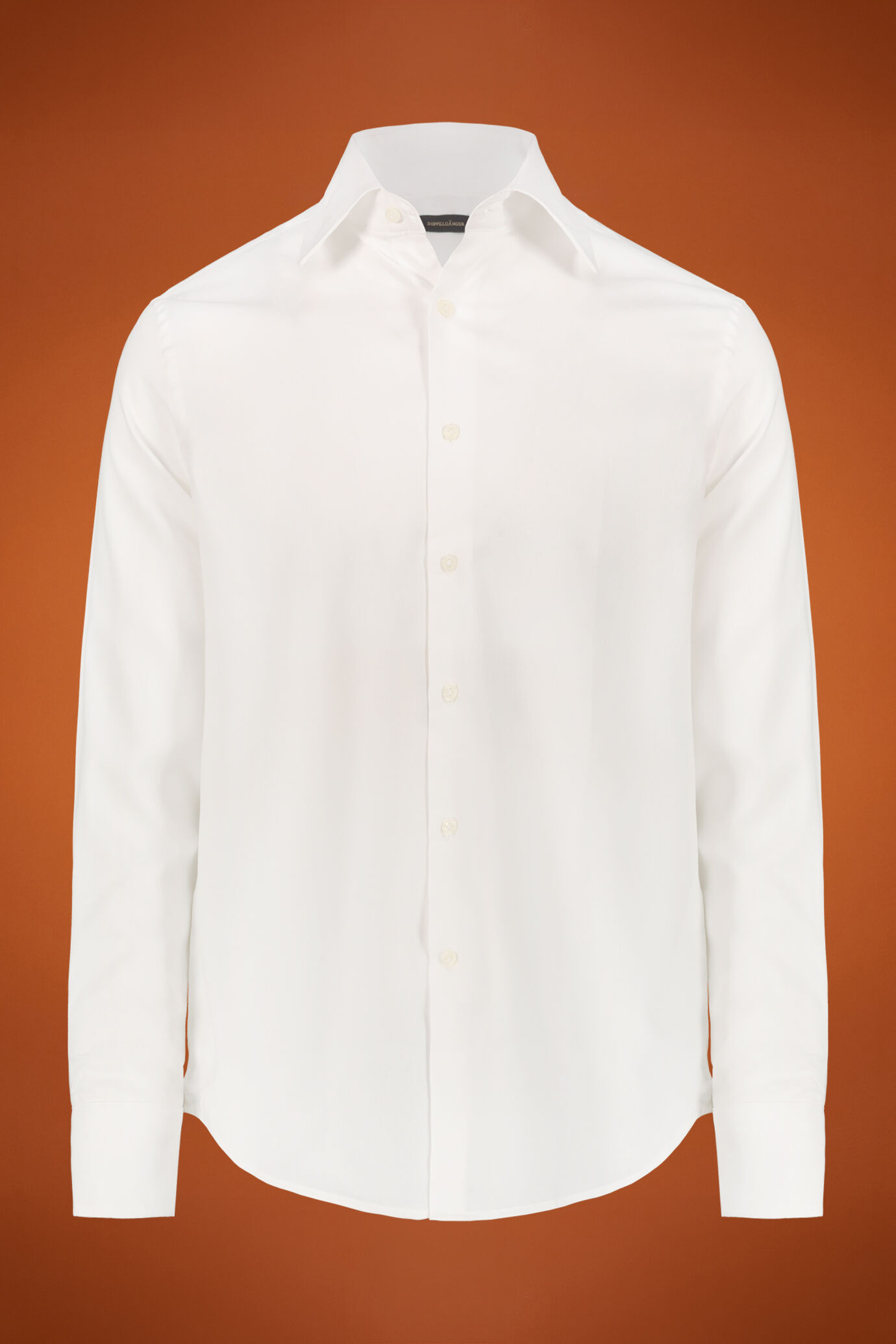 Chemise homme à col classique en tissu pinpoint uni 100 % coton coupe régulière image number 0