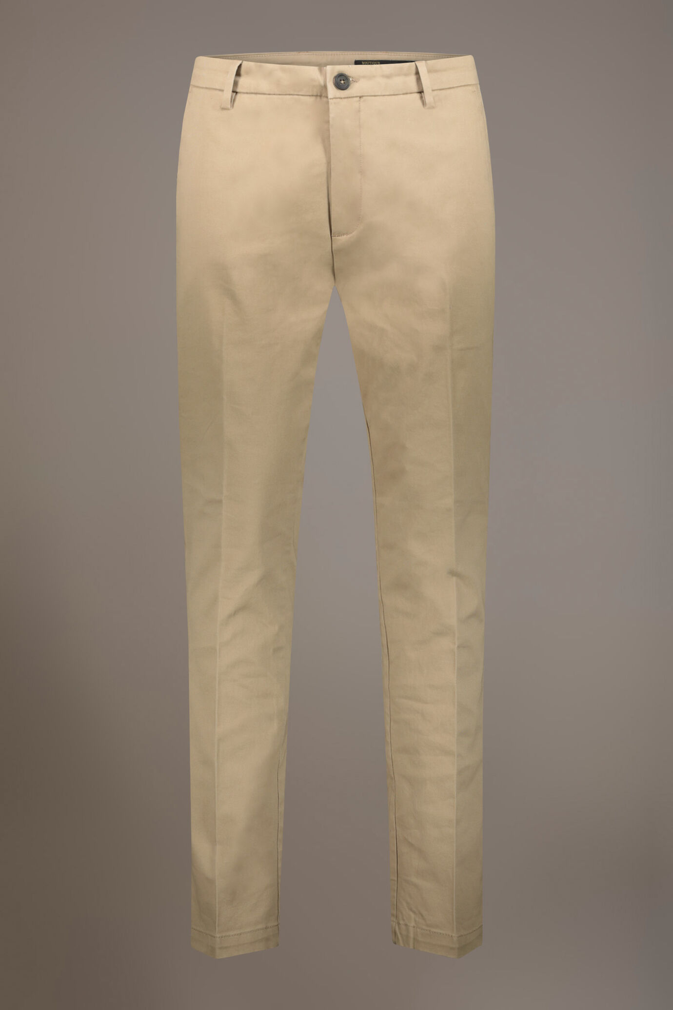 Pantalone chino uomo classico regular fit tessuto twill elasticizzato image number 5