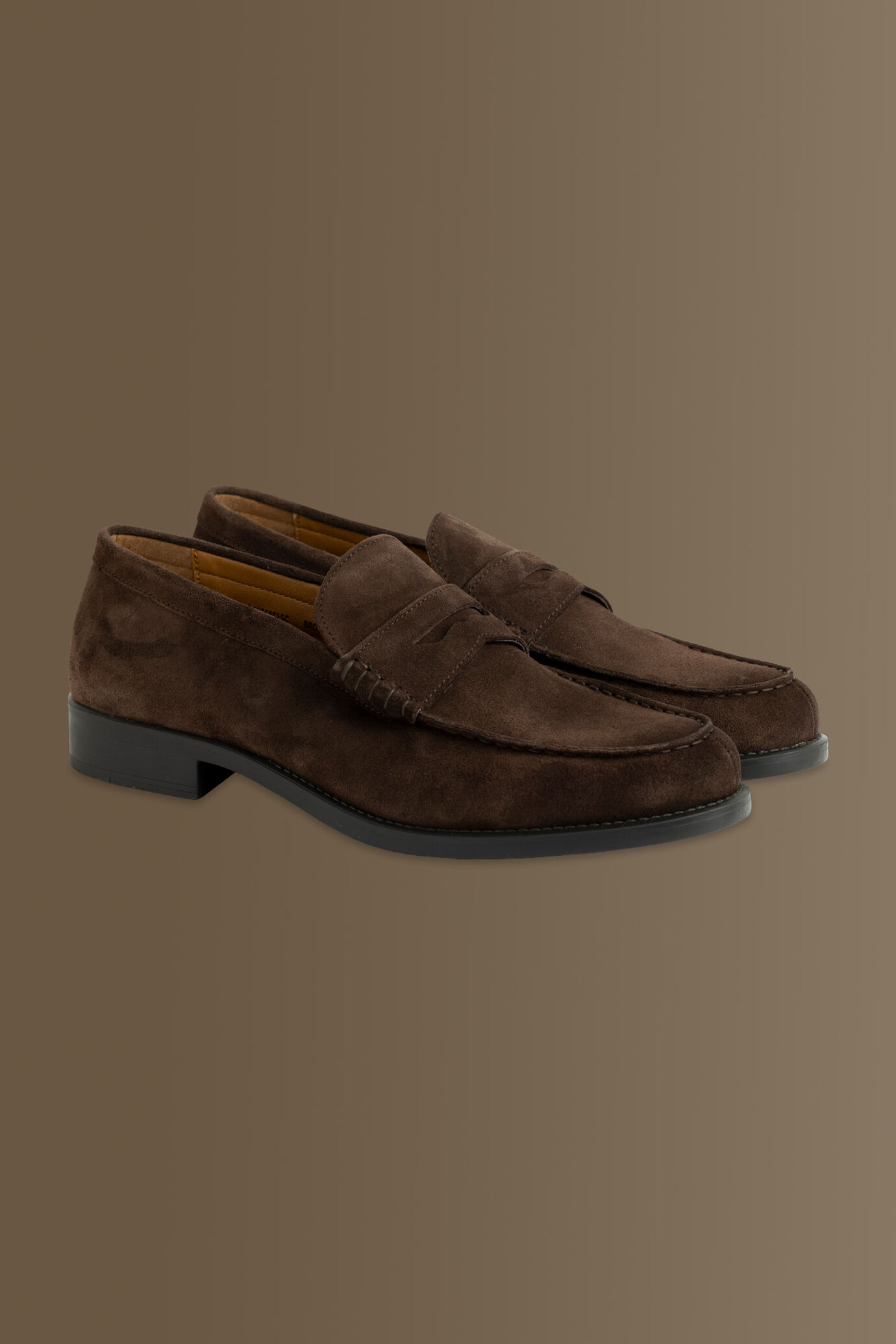 100% suede leather loafer shoes image number 1