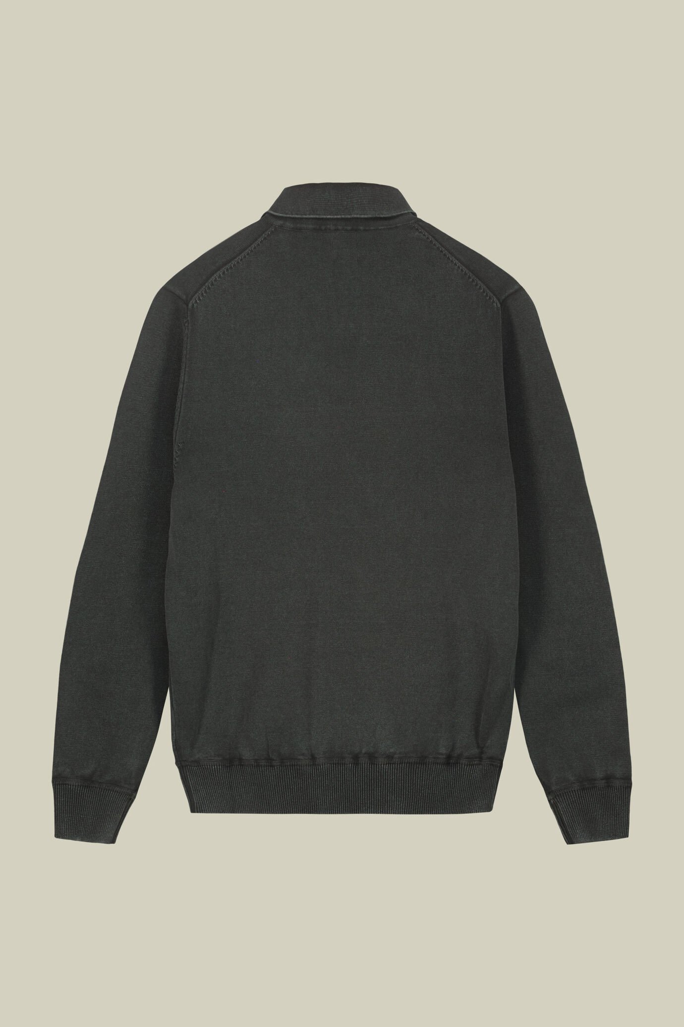 Herren-Polohemd mit langen Ärmeln aus 100 % Baumwolle image number 5