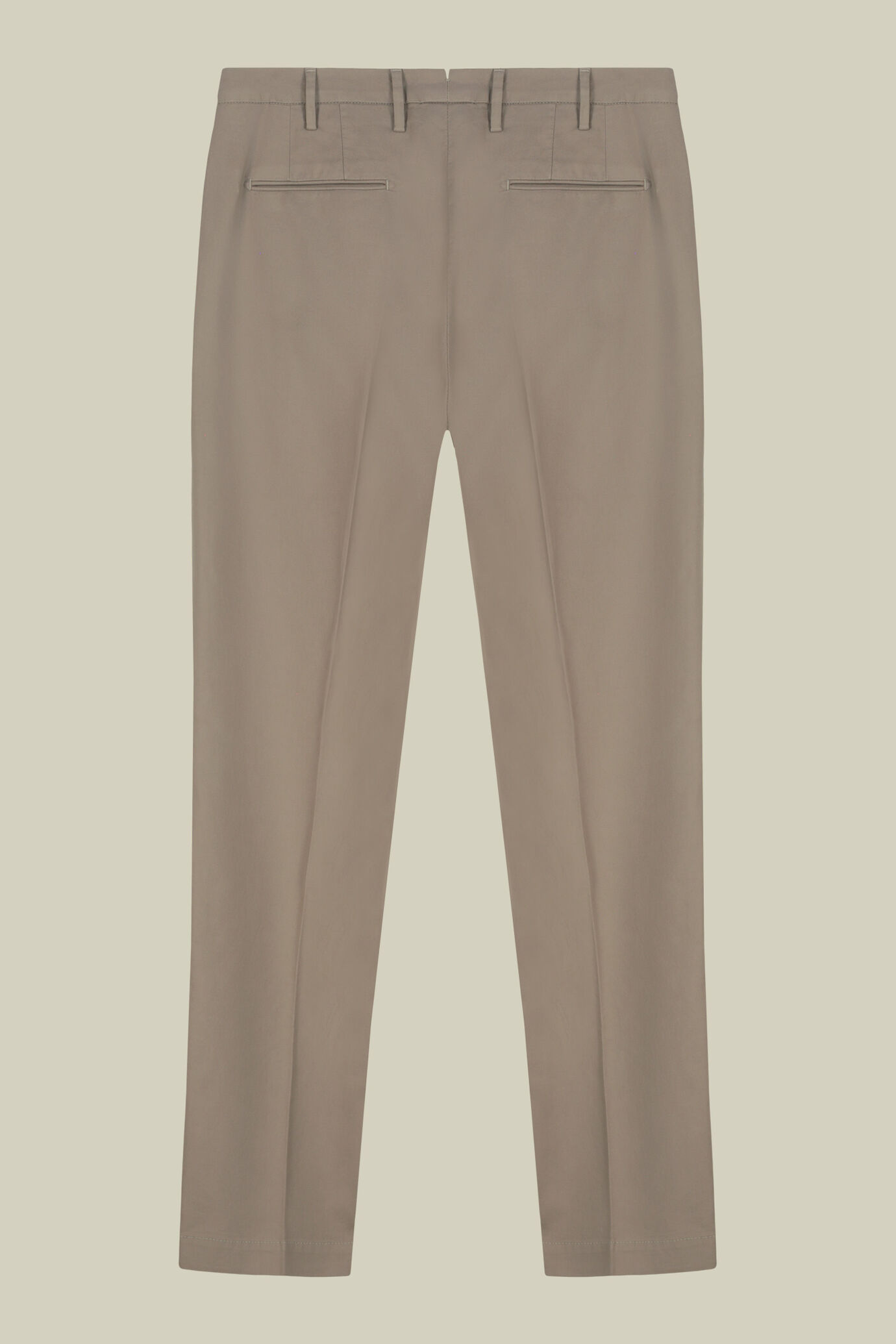Pantalone uomo classico in twill regular fit image number 5