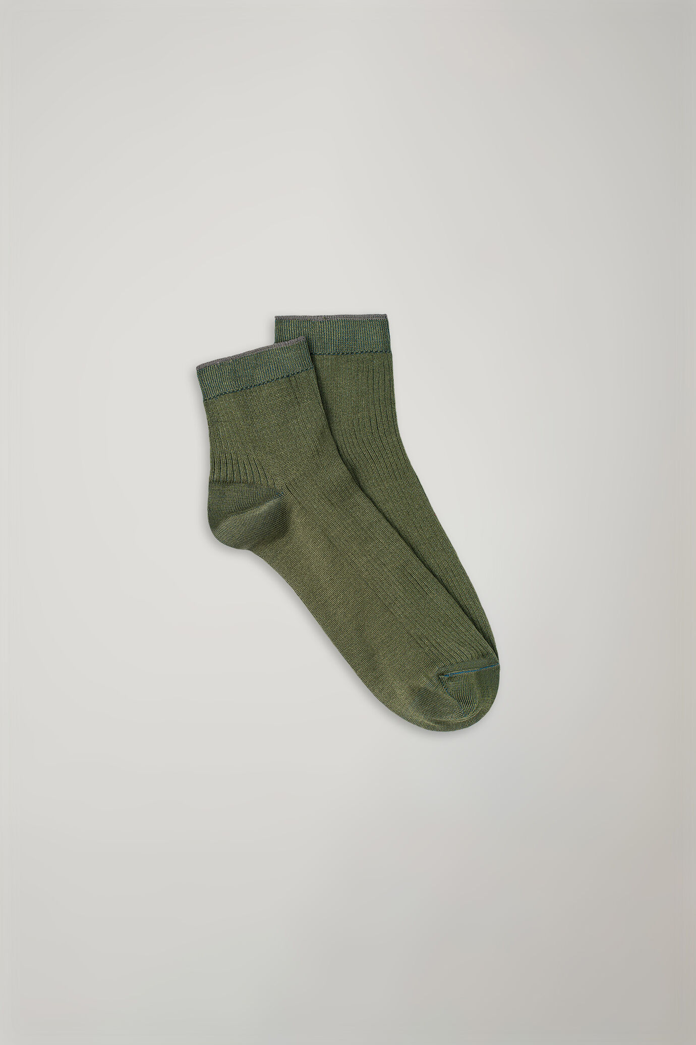 Women’s solid color ribbed socks made in italy image number 0