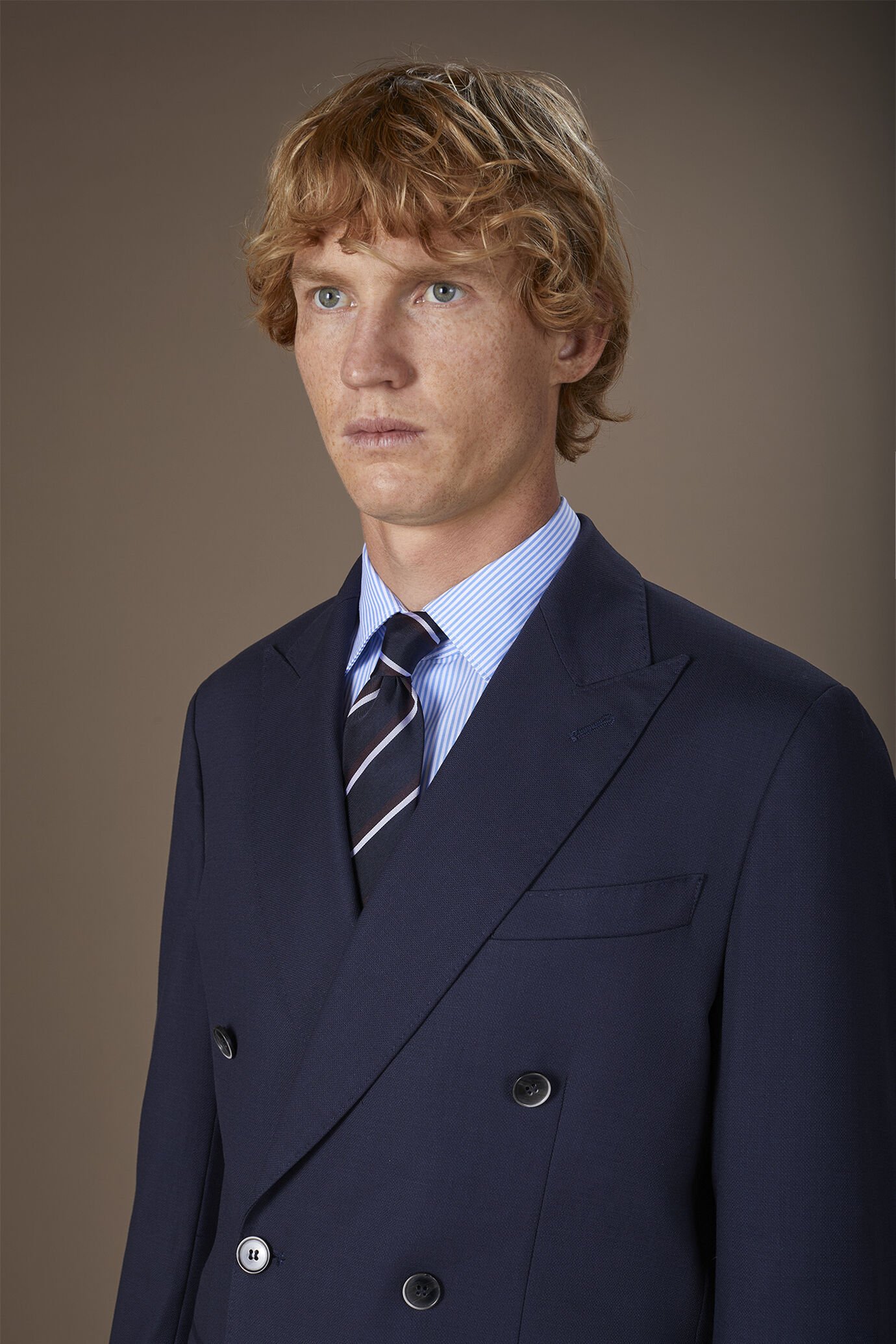 Veste homme double boutonnage doublée Made in Italy coupe regular fit image number 2