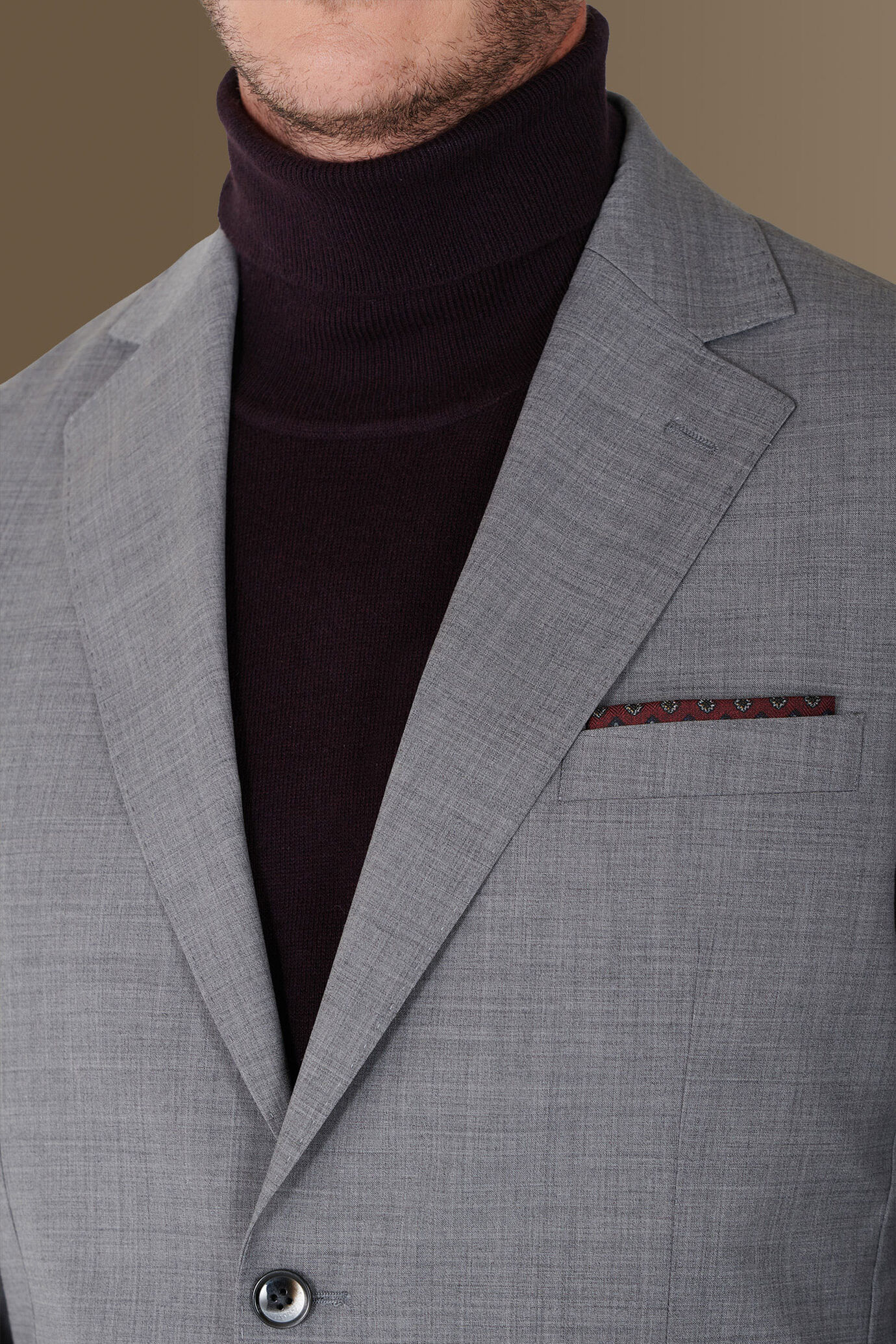 Single breasted suit trousers with turn up image number 2
