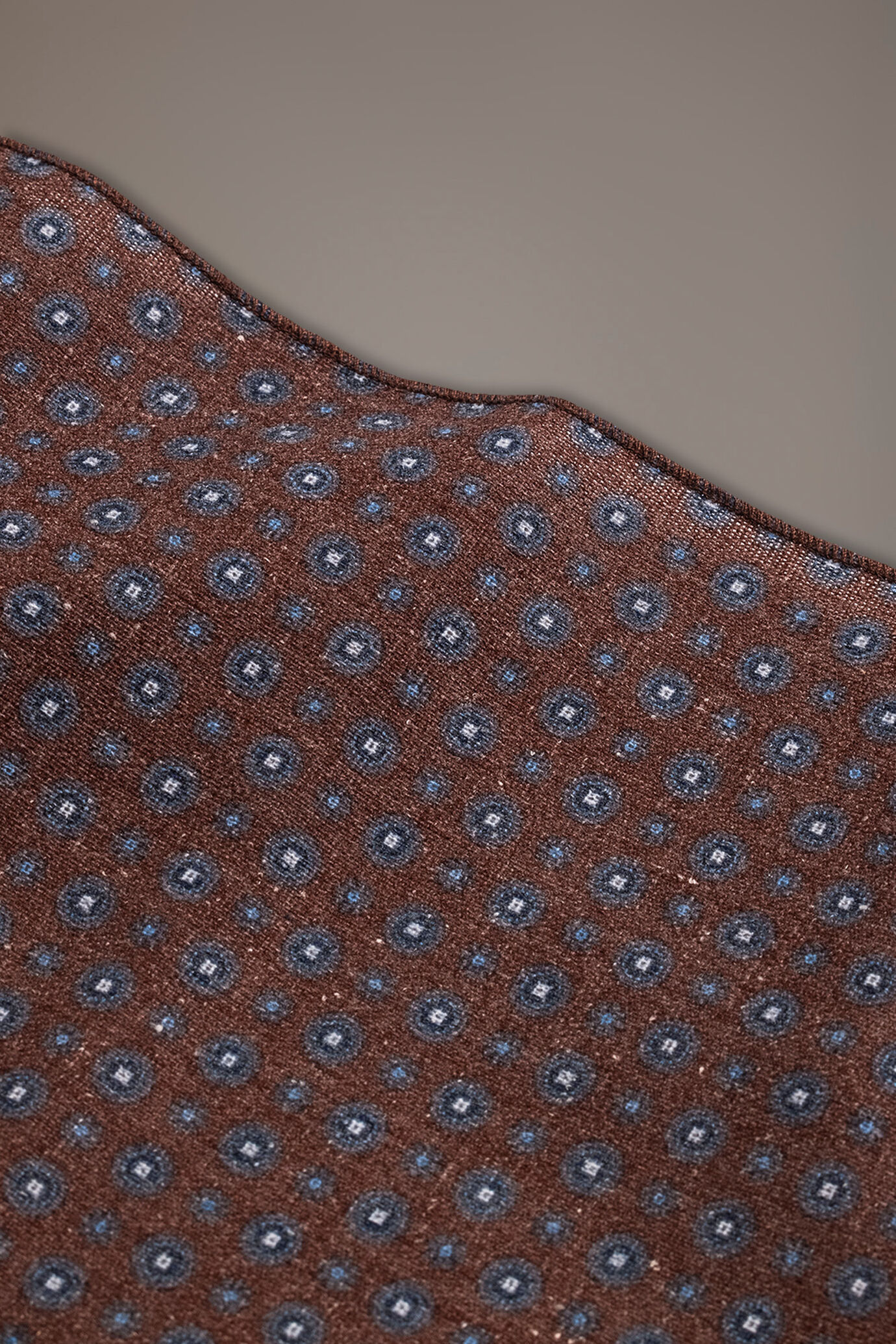 Linen blend pochette fancy design image number 1
