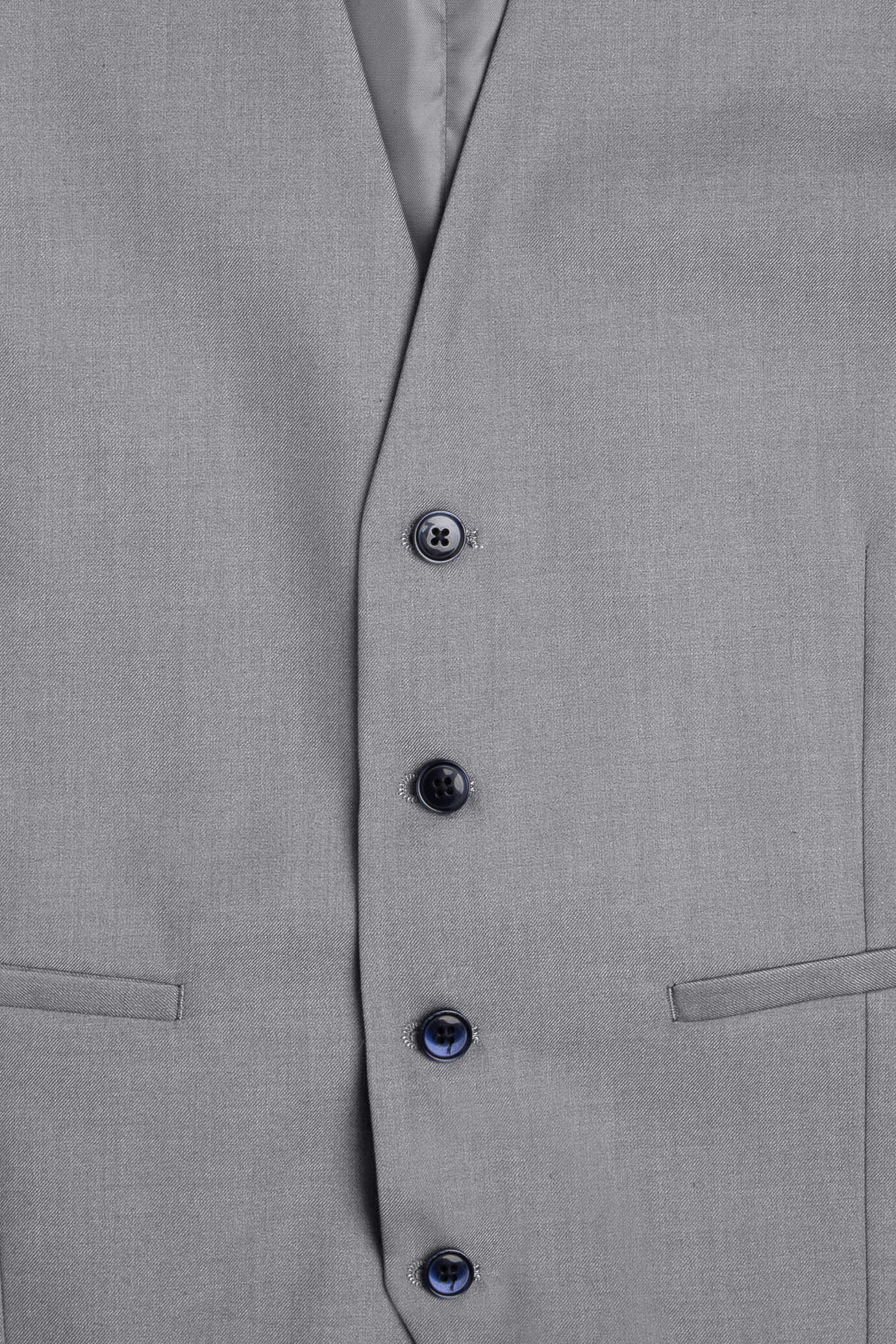 Classic single-breasted vest without lapels image number 1