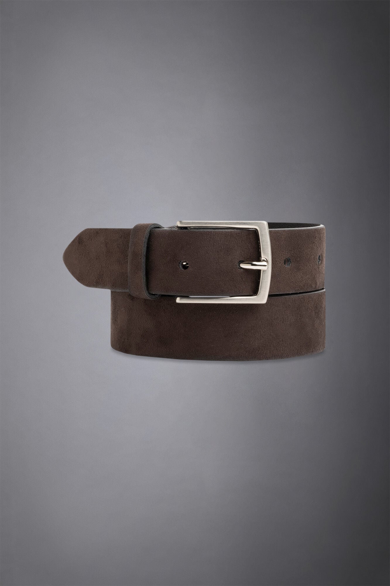 Men's belt covered in embossed leather made in italy