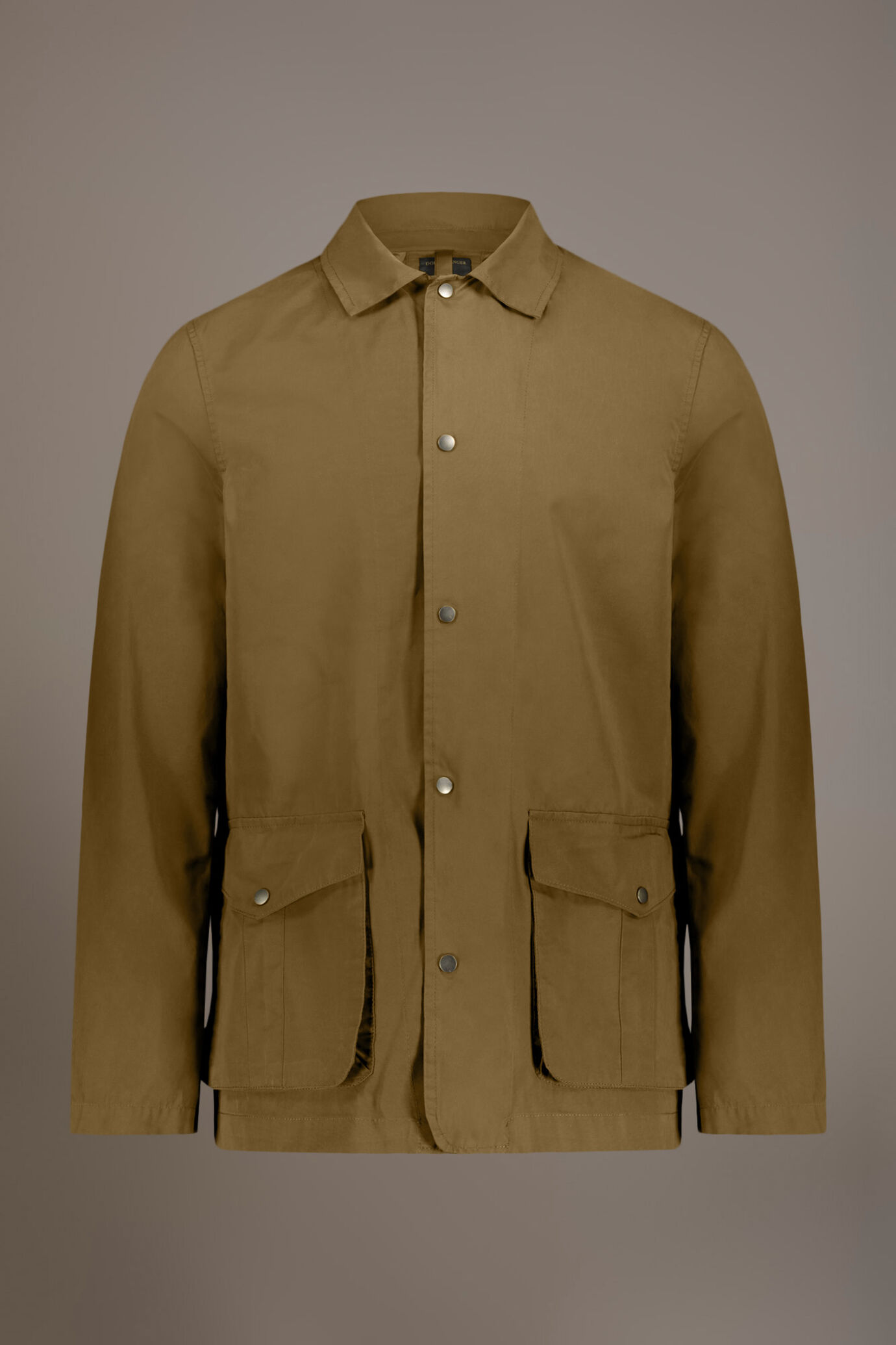 Beschichtete Stoffjacke mit Knöpfen image number 4
