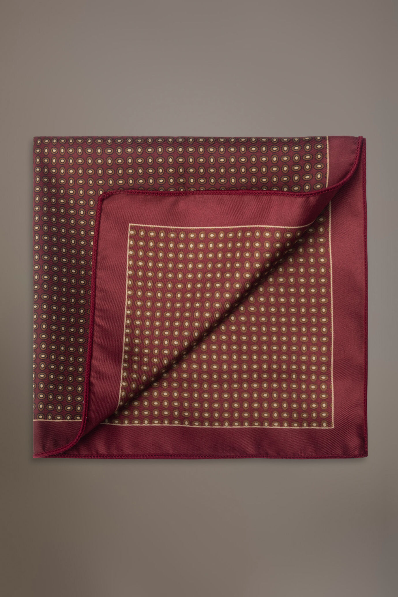Pochette in twill fantasia stampata image number 0