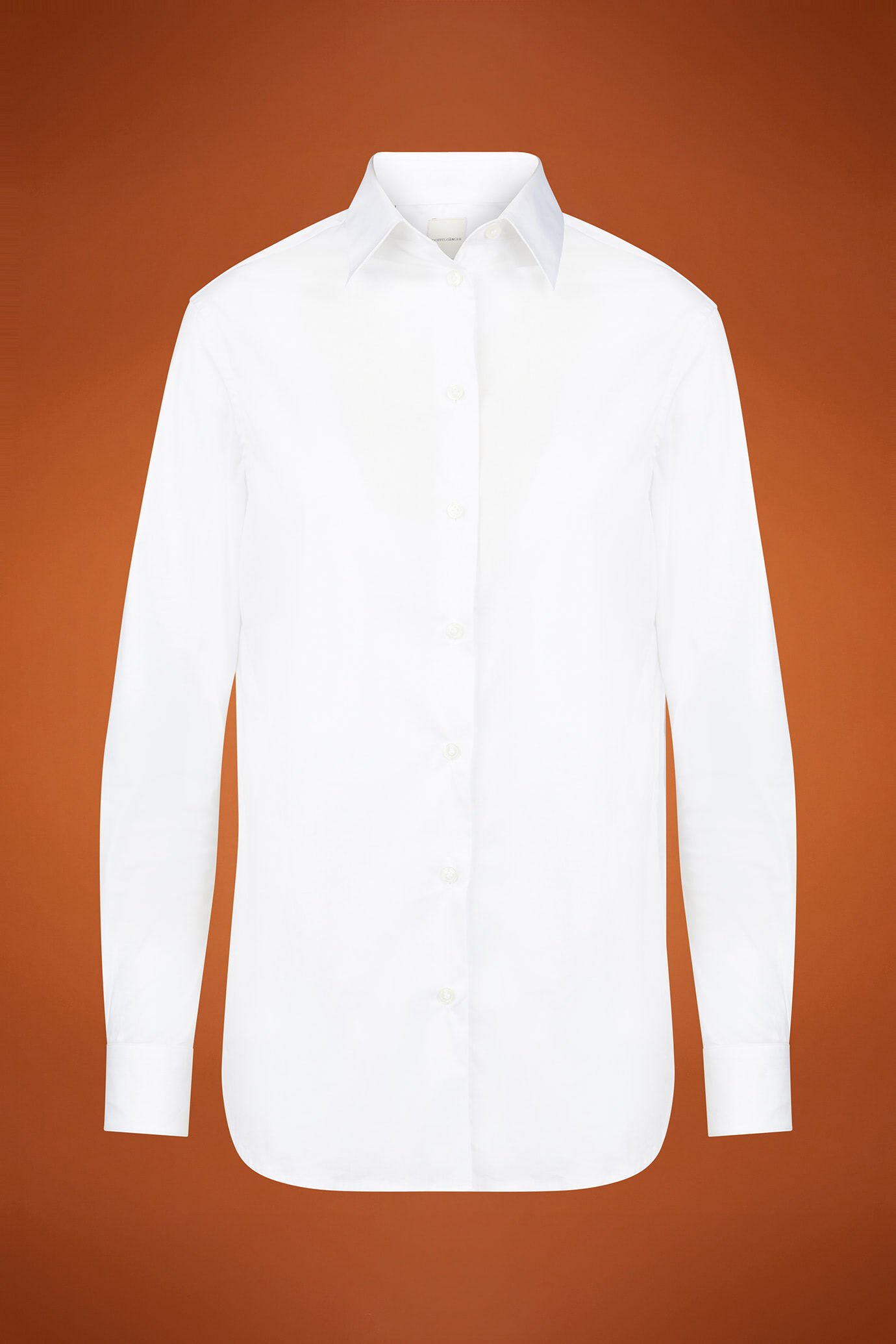 Women's plain classic shirt in a regular fit