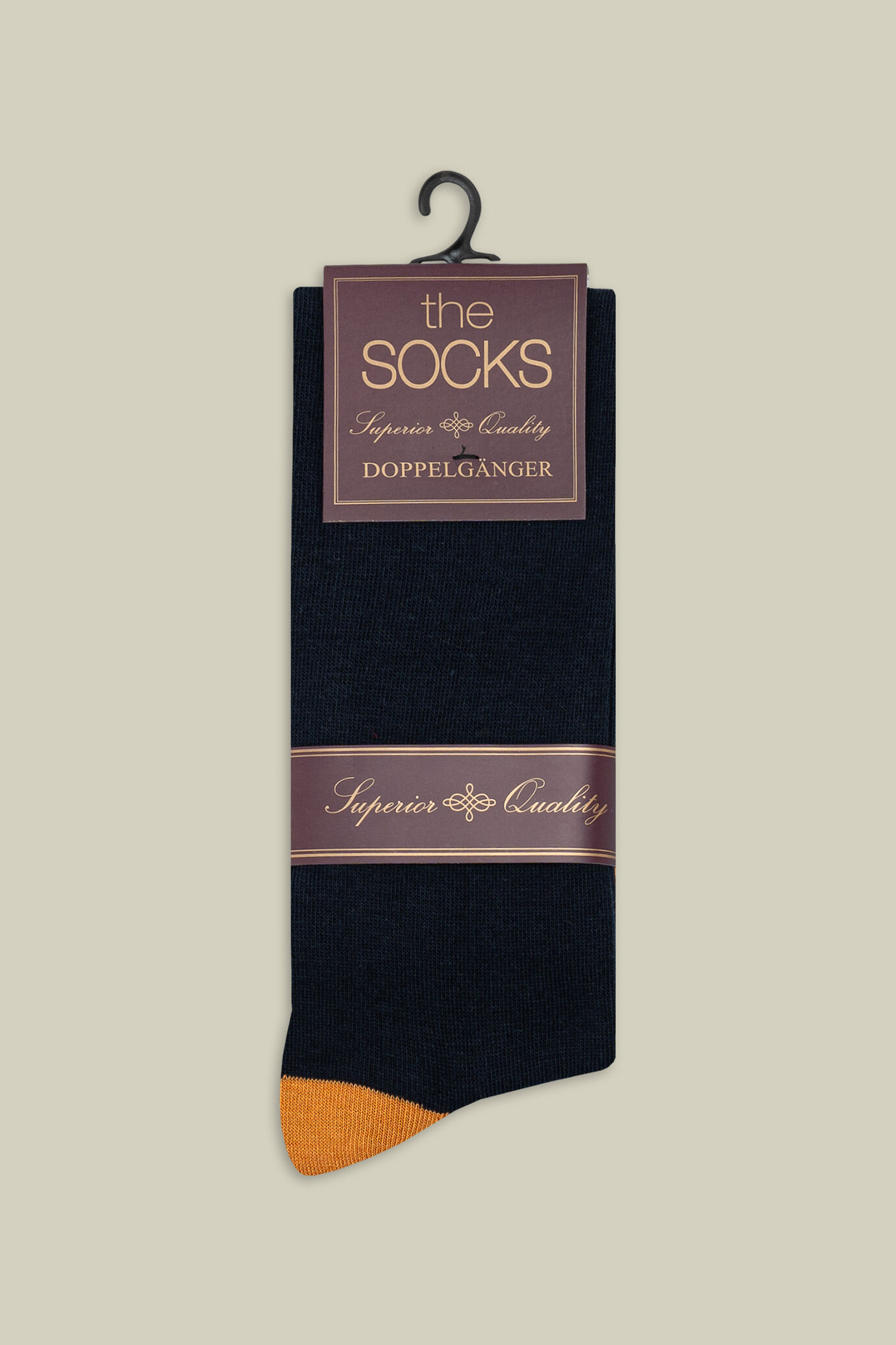 Bicolor-Socken für Herren aus glatt gestricktem Material image number 1