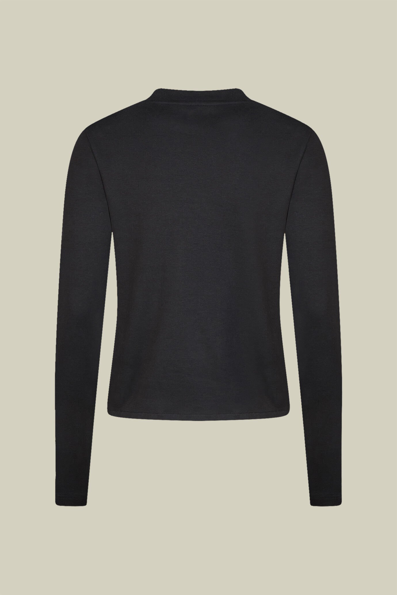 Women's regular fit long-sleeved crew neck T-shirt in 100% cotton image number 5