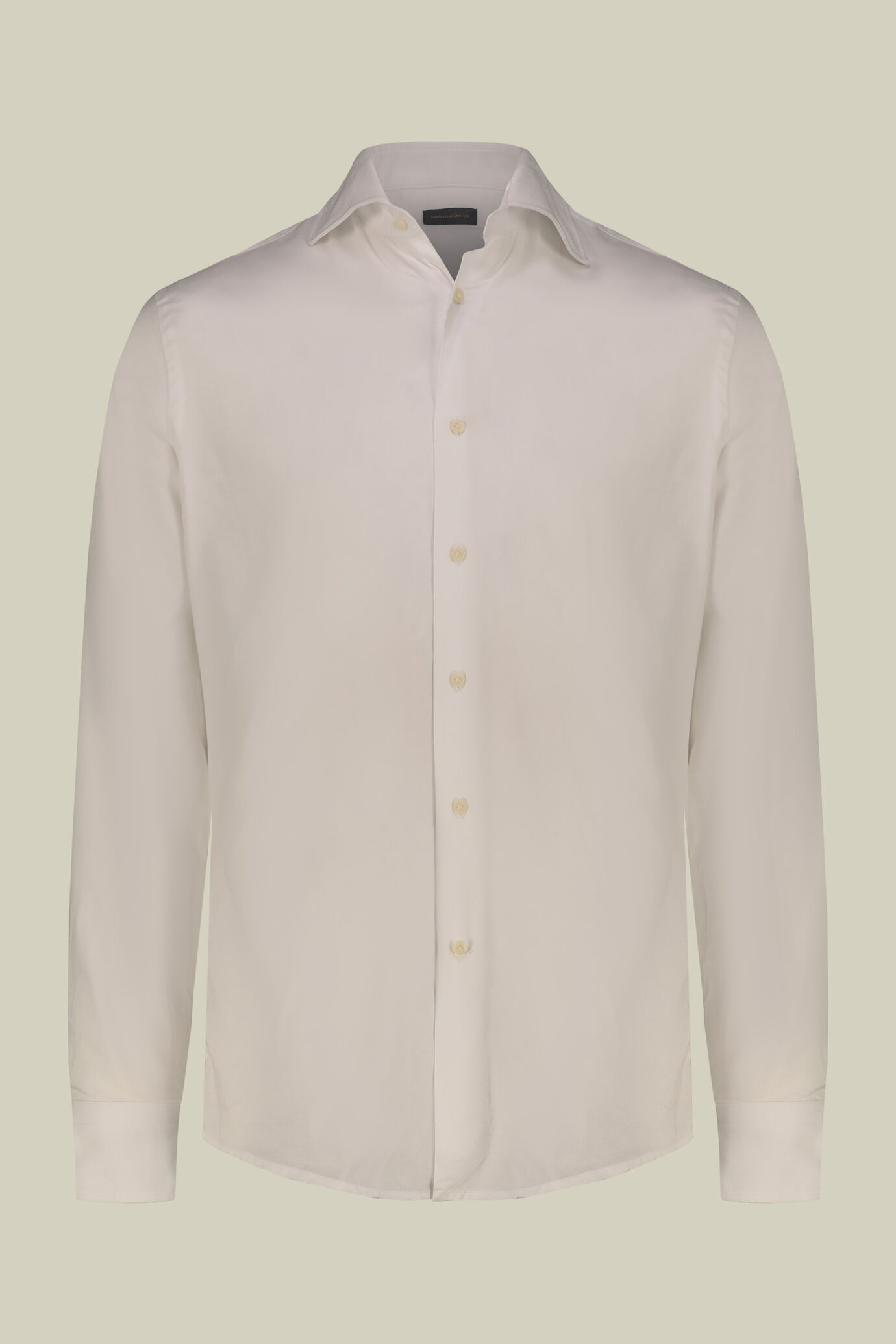 Men's shirt in 100% lightweight plain Oxford cotton fabric image number 3
