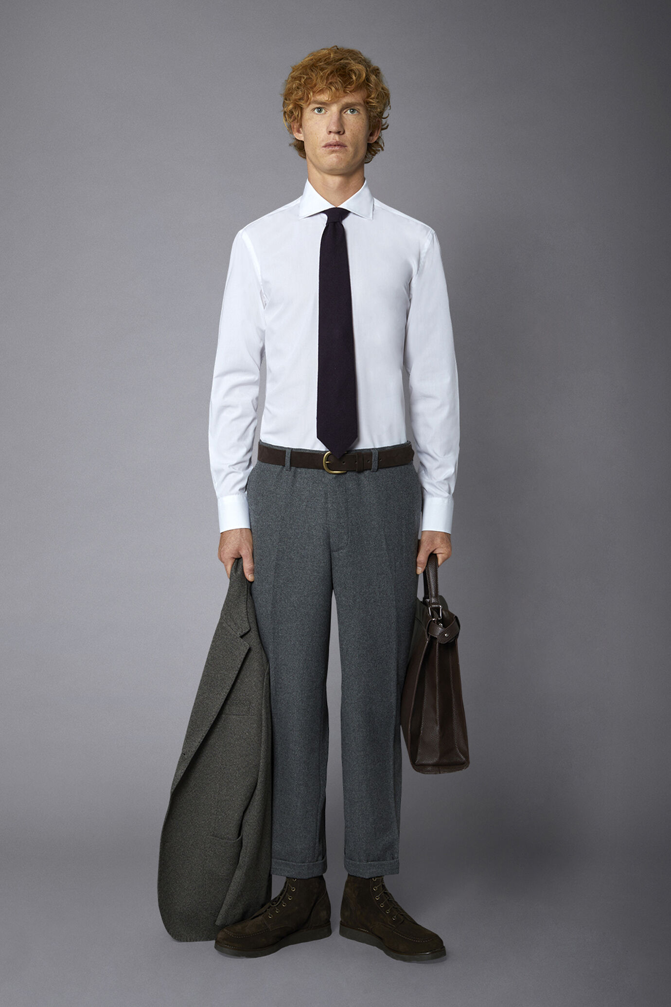 Men's french collar classic shirt | Doppelganger | Men's Shirts