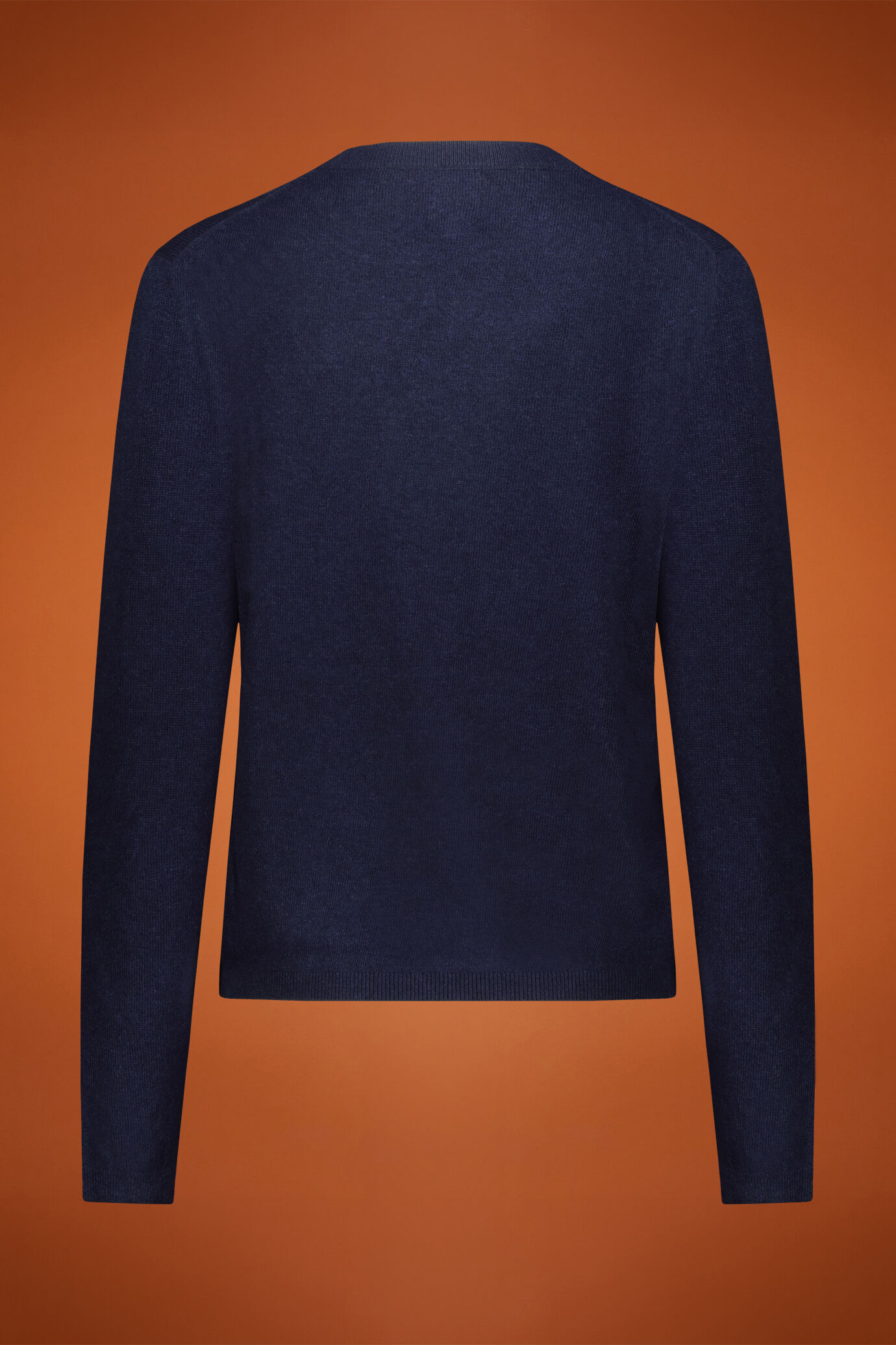 Cardigan donna girocollo misto lana e cachemire image number 1