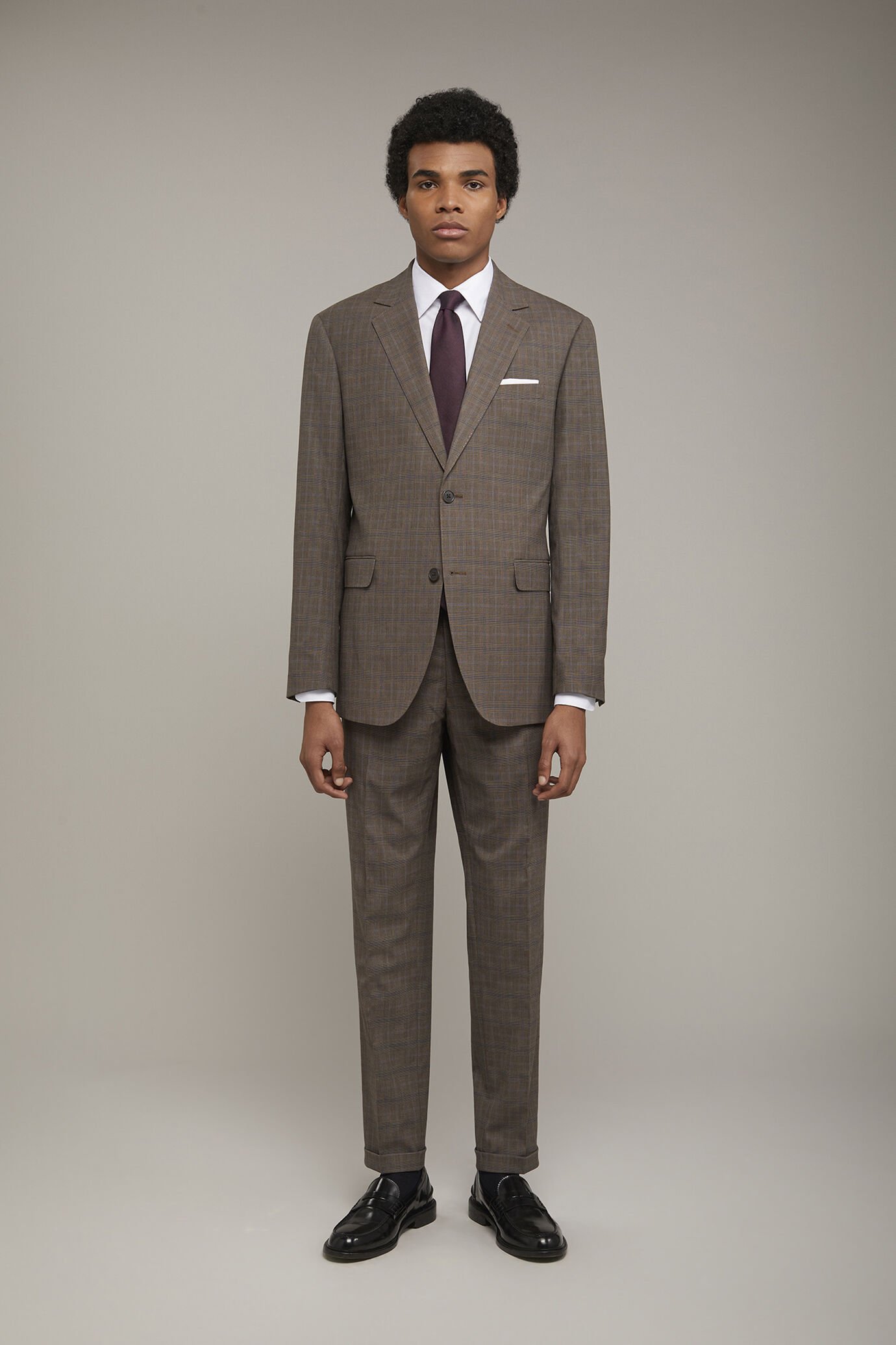 Grey Cappotto Principe Di Galles Commun's Cappotto Principe Di