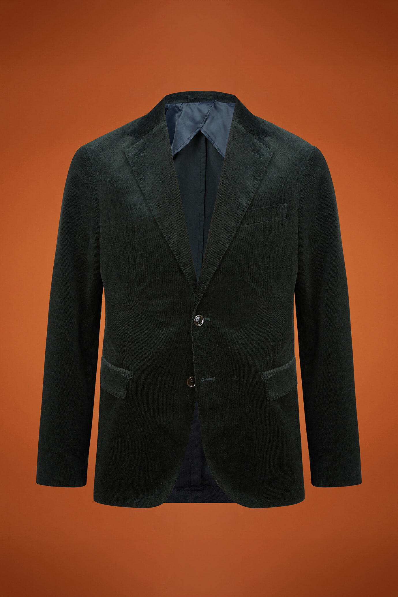 Men's single-breasted corduroy jacket in a regular fit image number 4