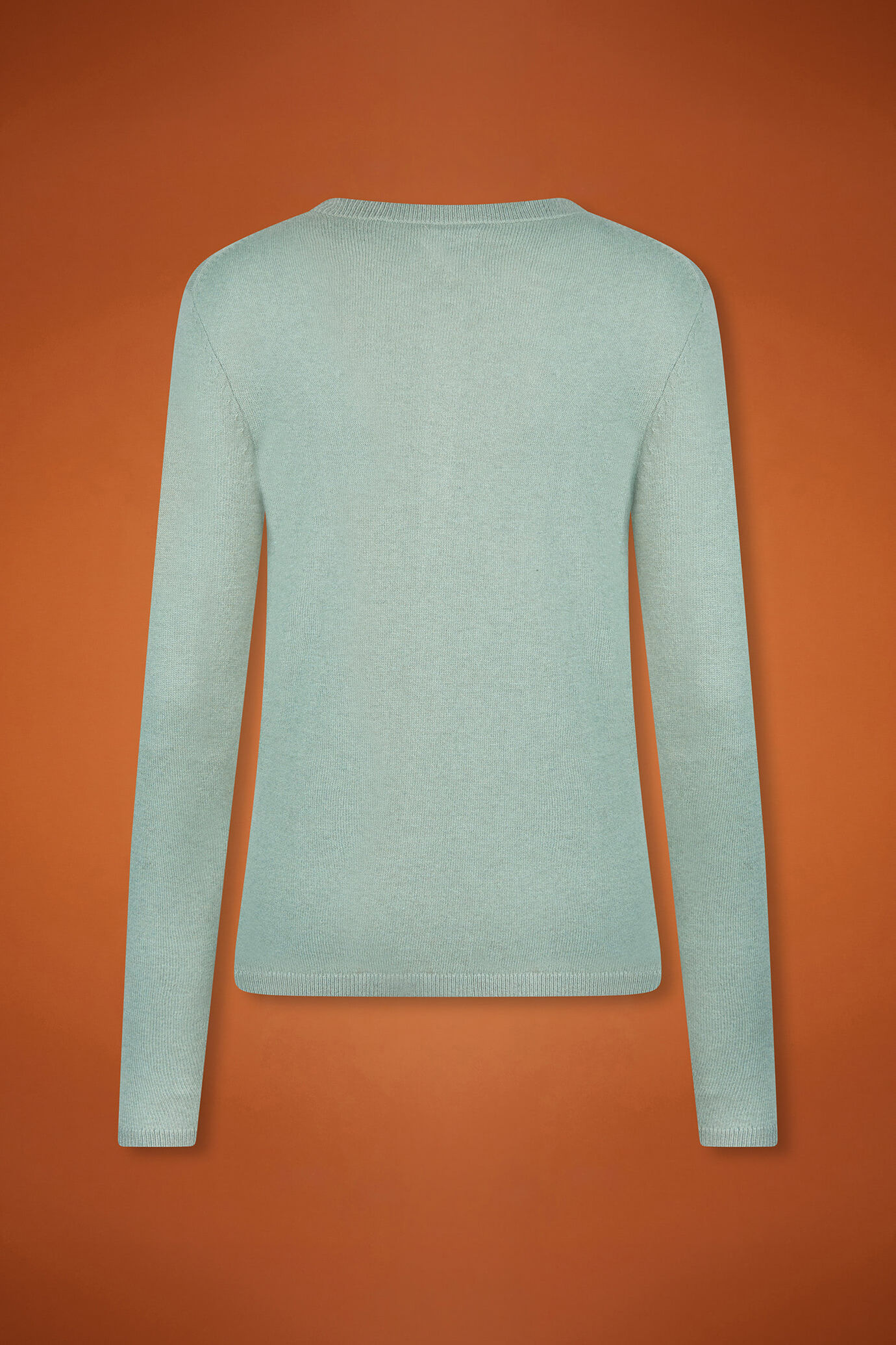 Damen-Strickjacke mit Rundhalsausschnitt aus Wolle und Kaschmir in normaler Passform image number 5