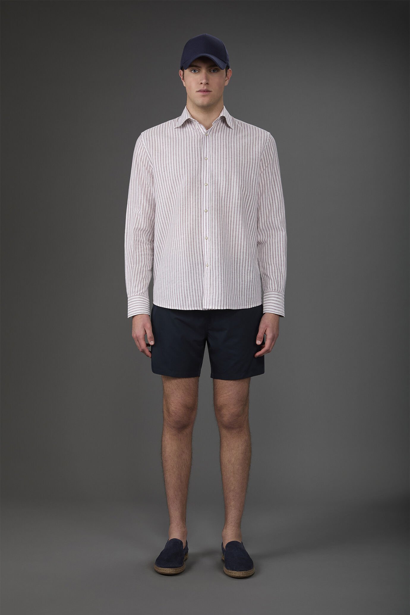 Einfarbige Herren-Badehose image number 0