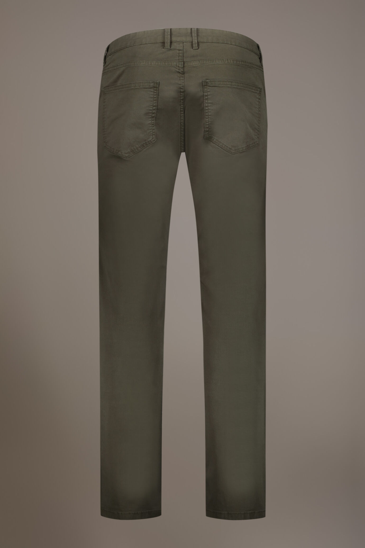 Pantalon 5 poches coupe r&eacute;guli&egrave;re en twill image number 4