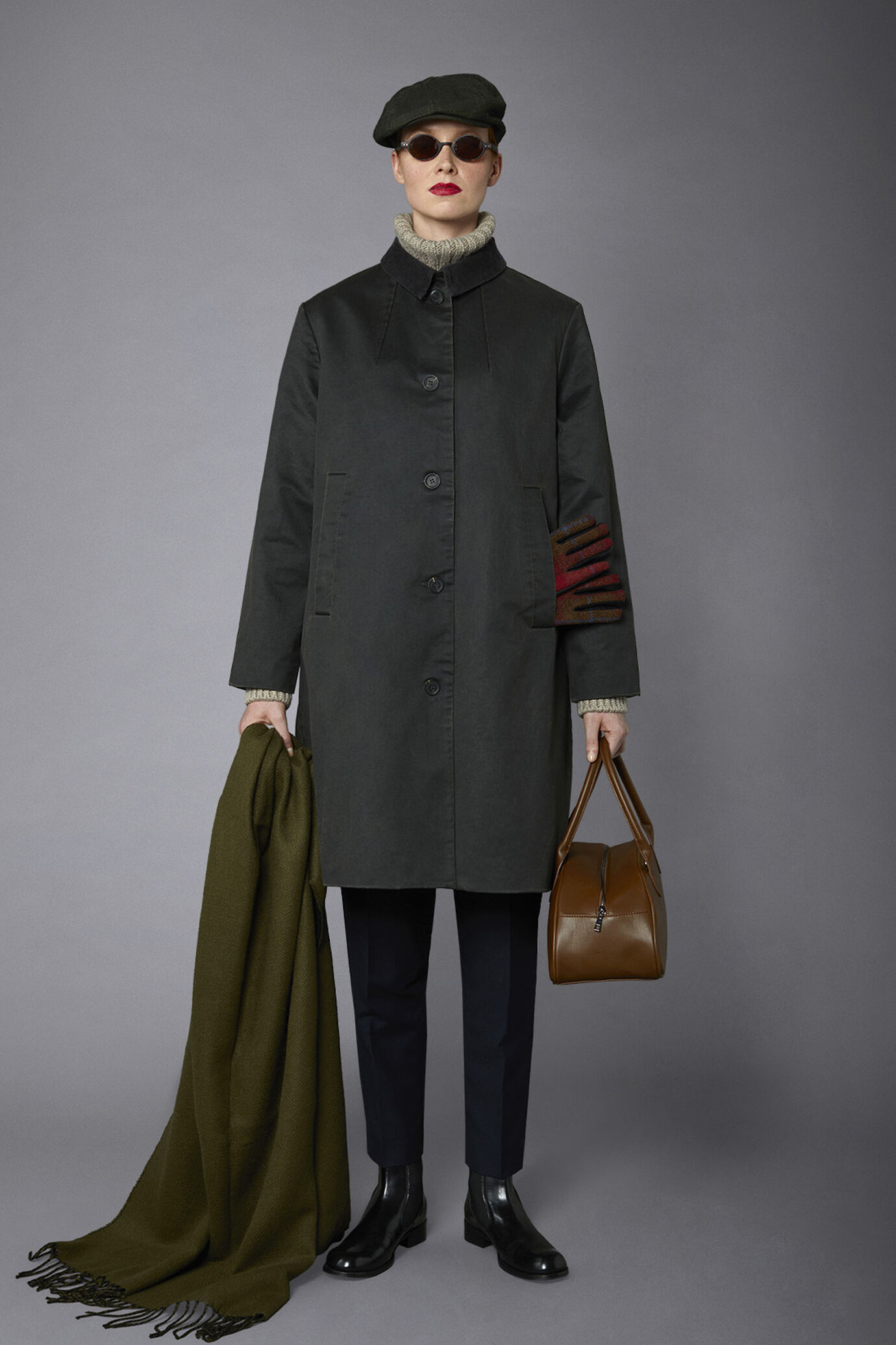 Impermeabile donna in cotone cerato image number 0