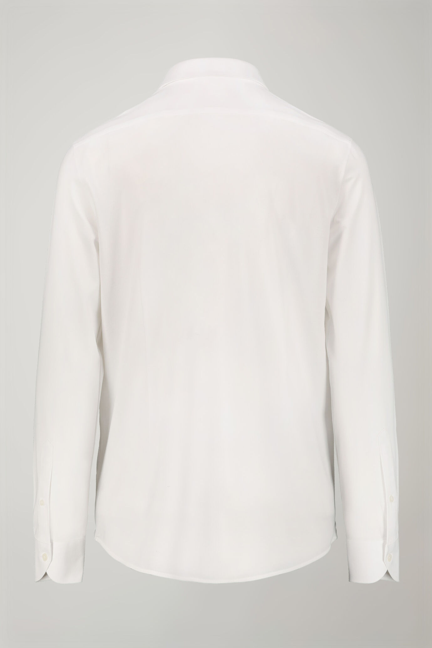 Polo homme à manches longues et col classique, en tissu jersey coupe régulière image number 6