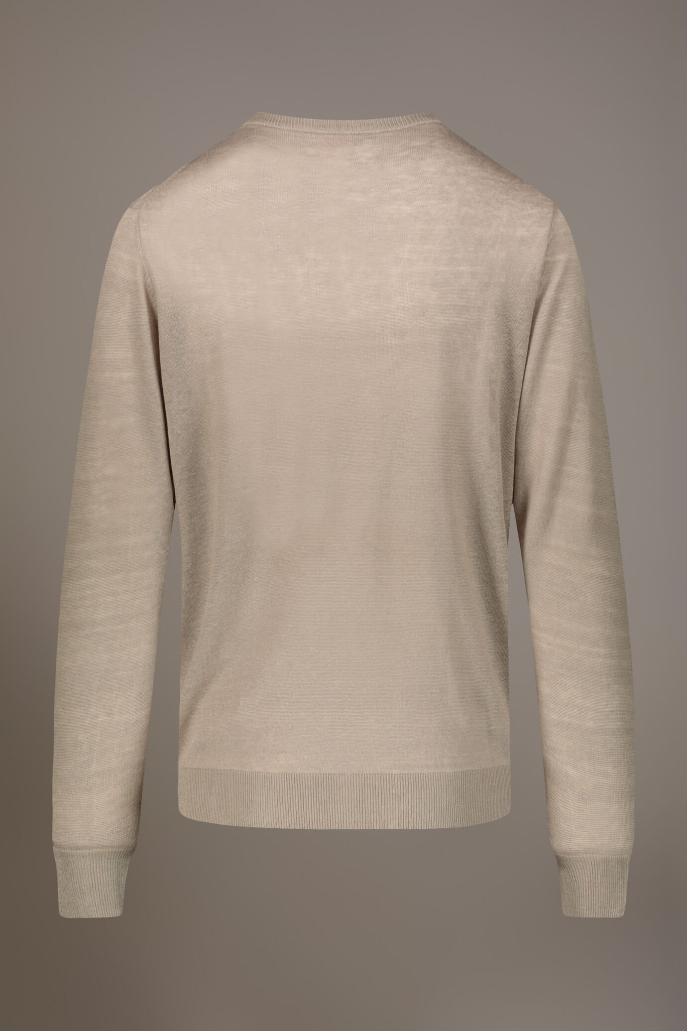 Maglia girocollo 100% lino image number 5