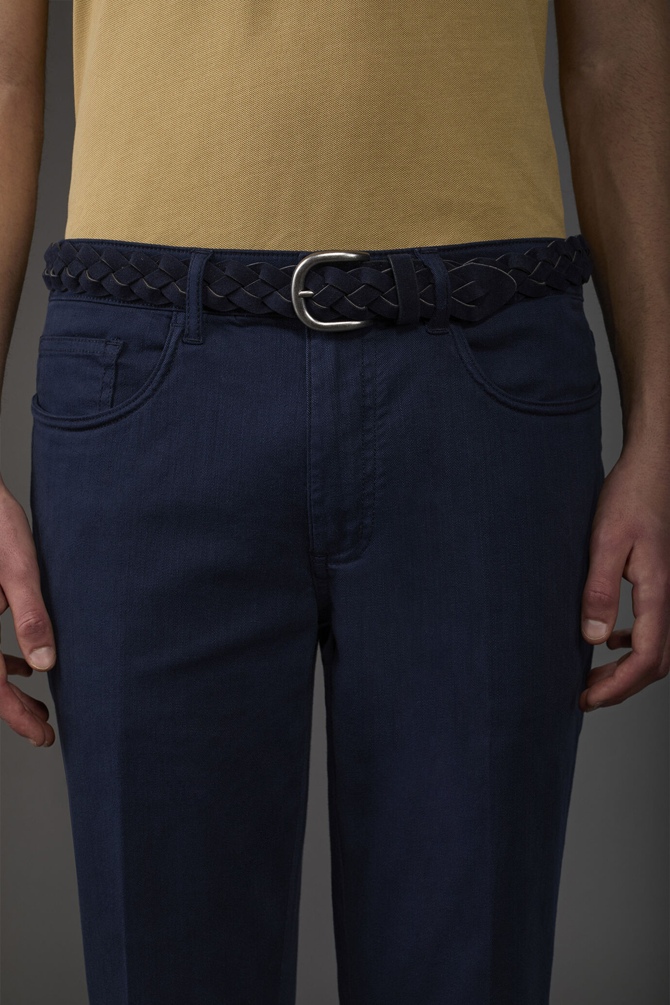 Cintura uomo intrecciata