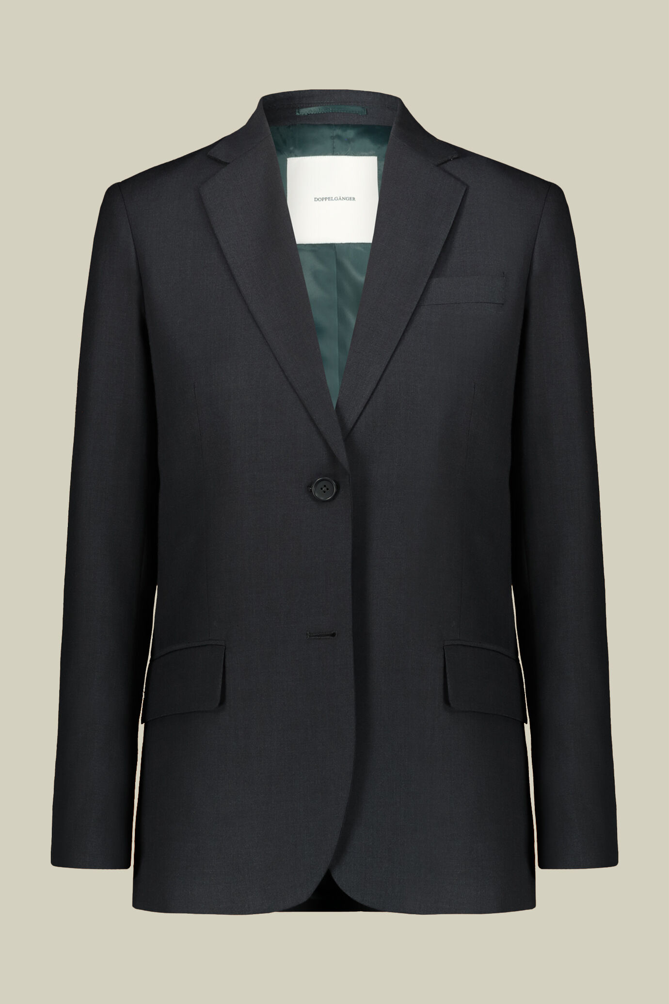 Women's single-breasted jacket with two-button lapel