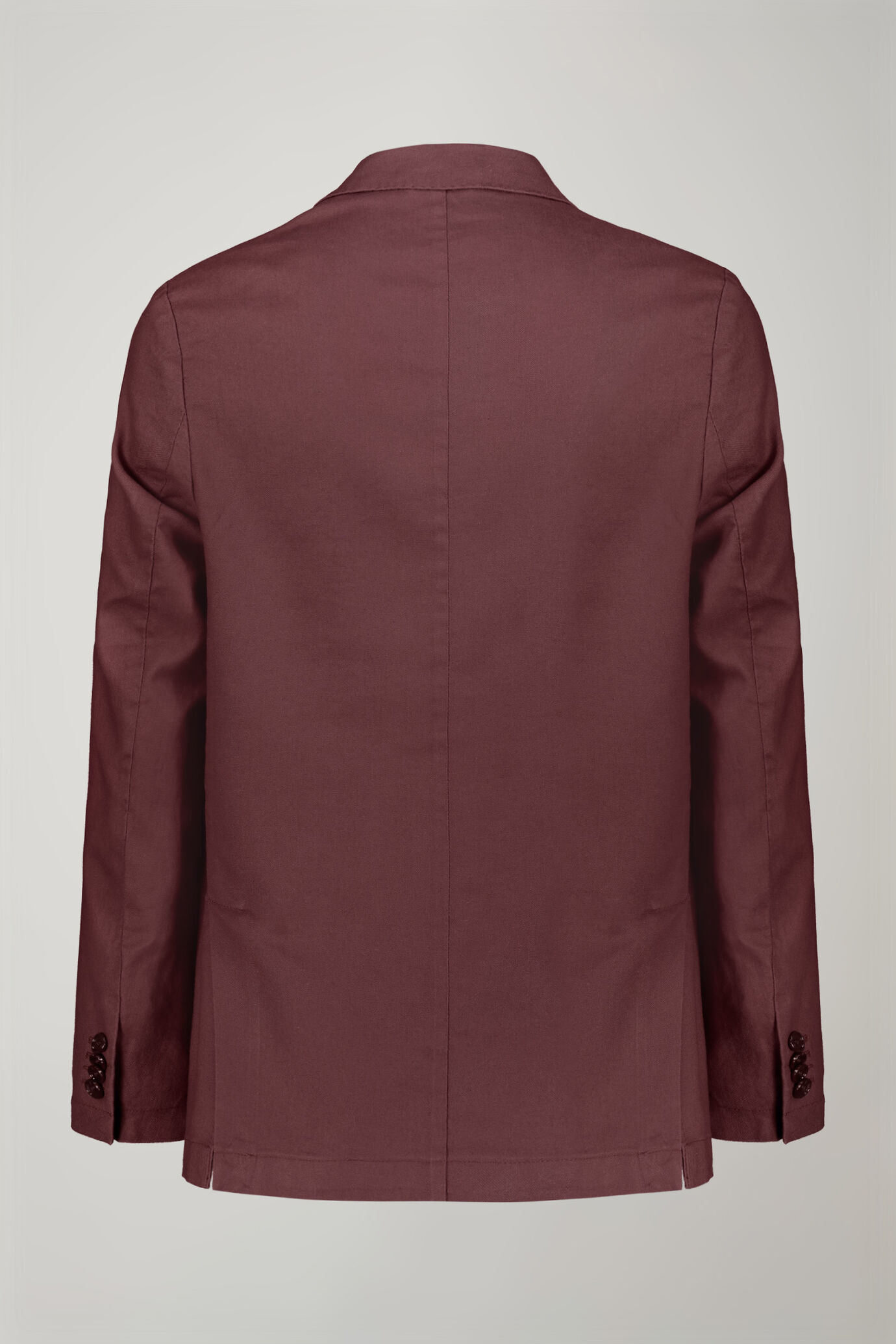 Men's single-breasted unlined linen and cotton blazer with regular fit lapels image number 5