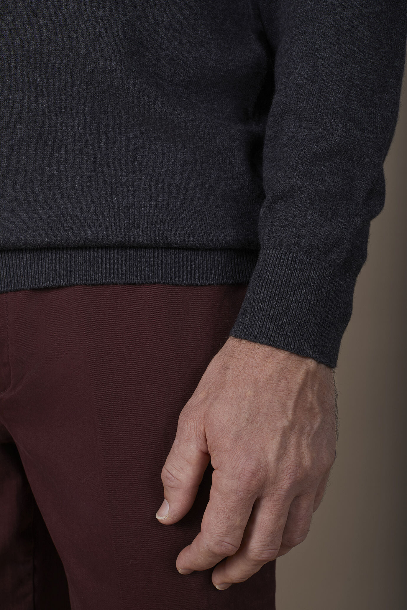 Herren-Polo aus Woll-Baumwollmischung Regular Fit image number 3