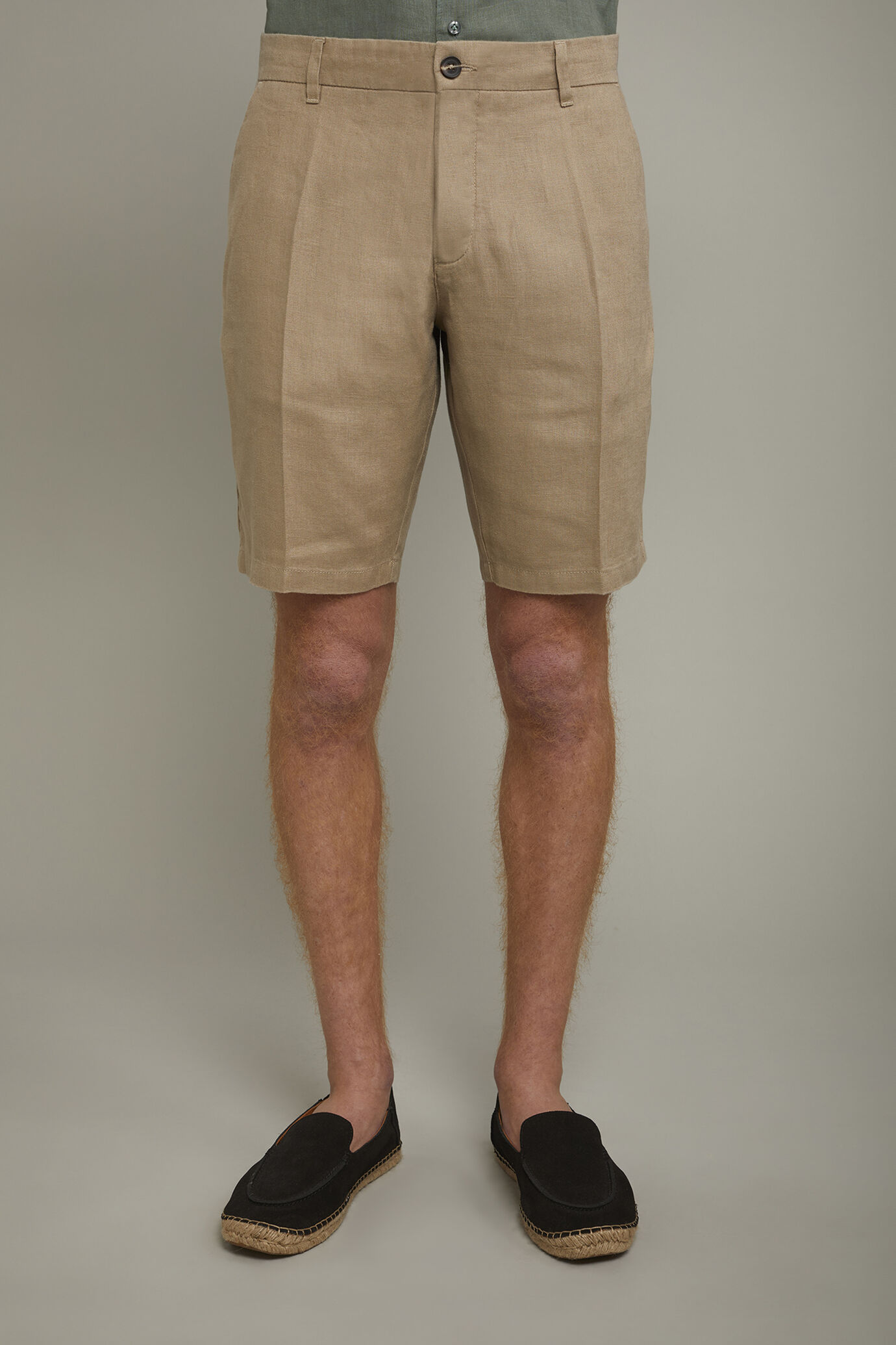 Bermuda uomo in puro lino image number 3