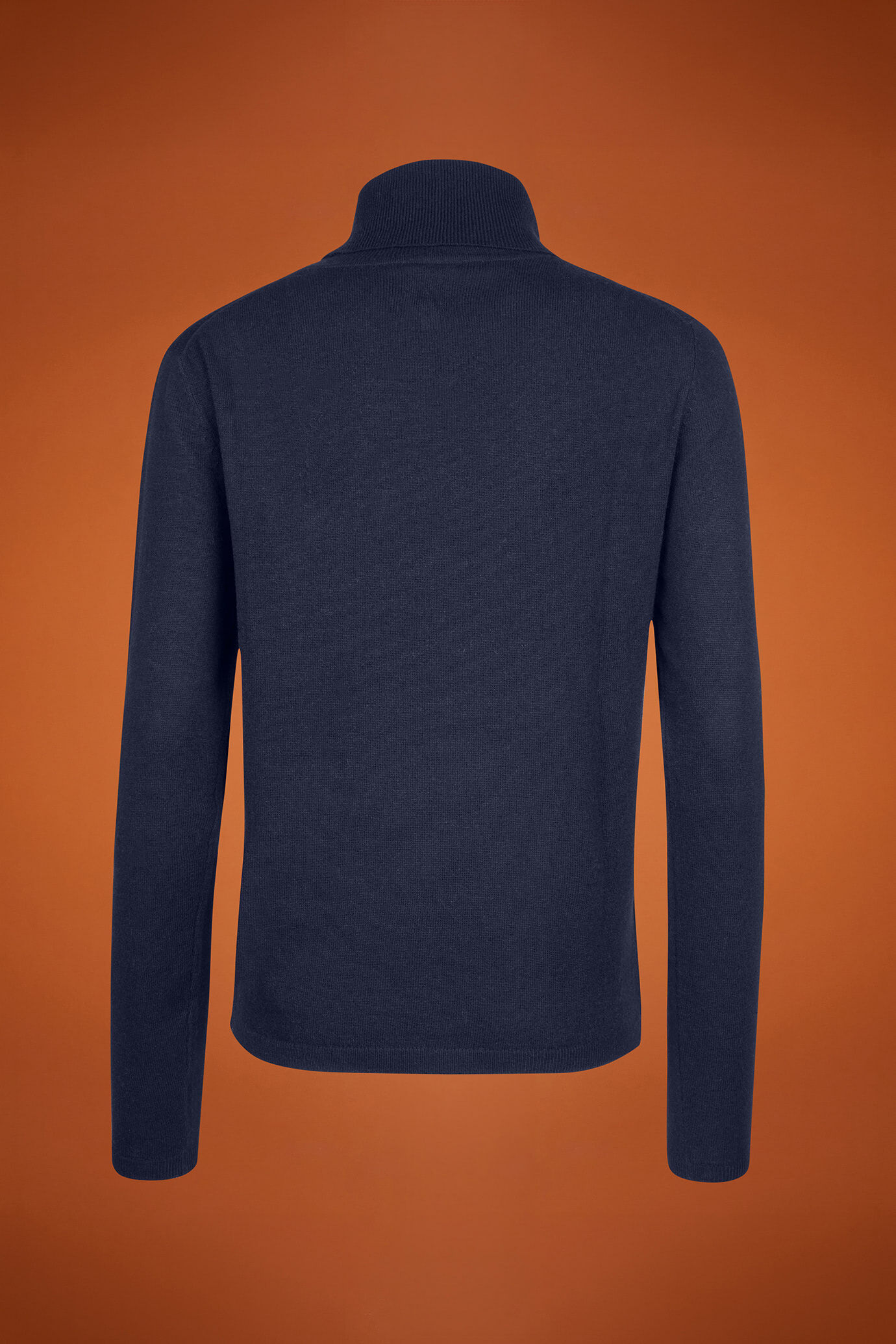 Maglia donna collo alto misto lana a cachemire regular fit image number 5