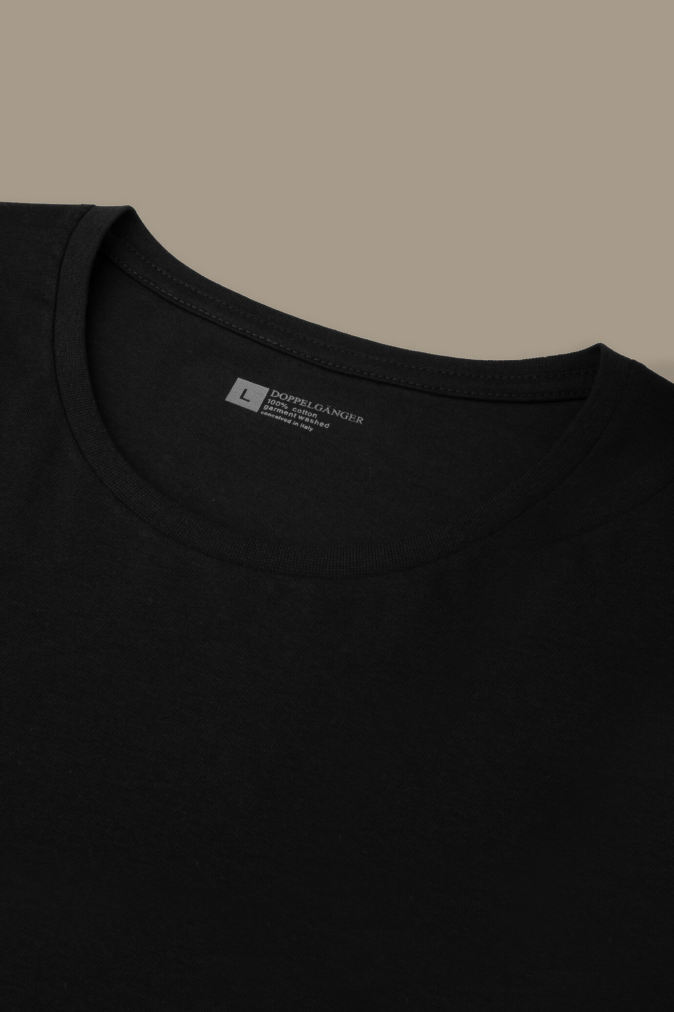 T-shirt manica corta in puro cotone uomo image number 3