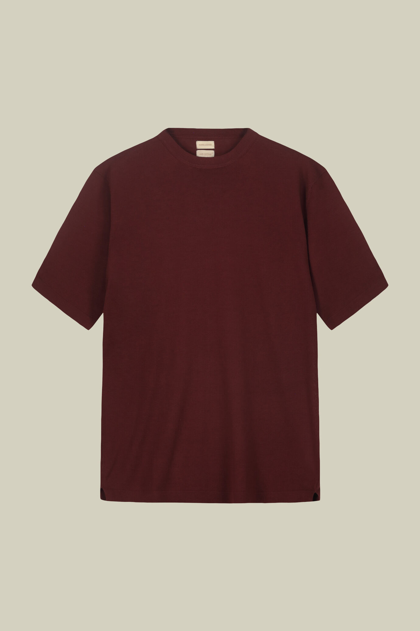 Men's knitted T-shirt in 100% cotton crepe image number 4