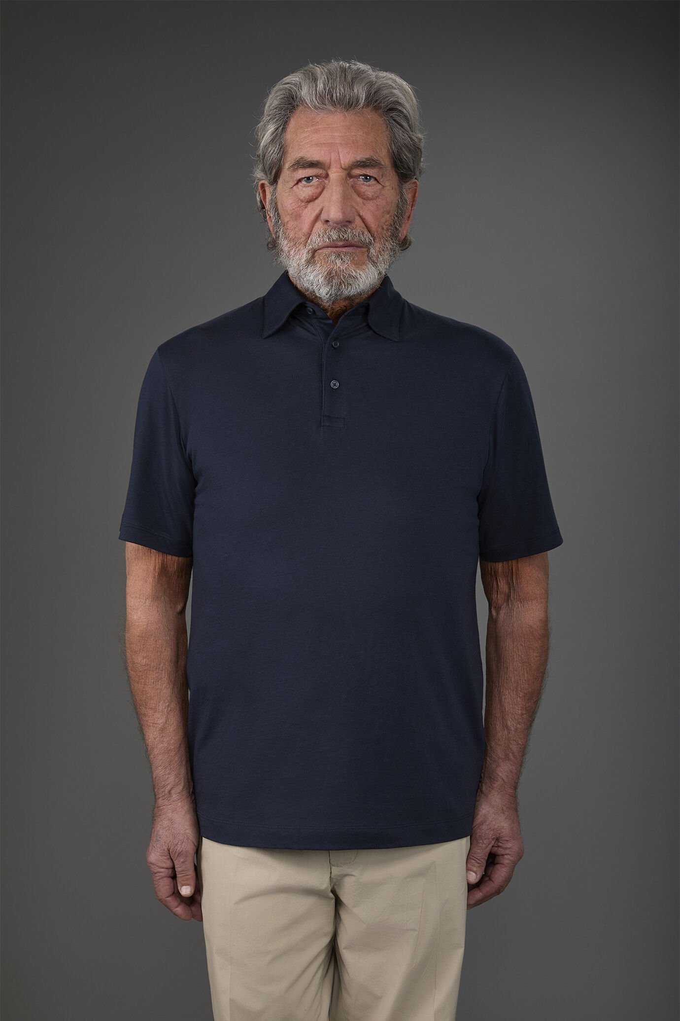 Kurzarm-Poloshirt für Herren aus Bio-Baumwolle