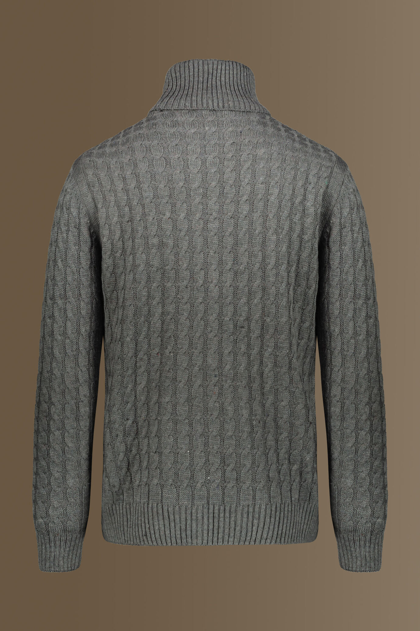 Turtle neck sweater, wool blend image number 1