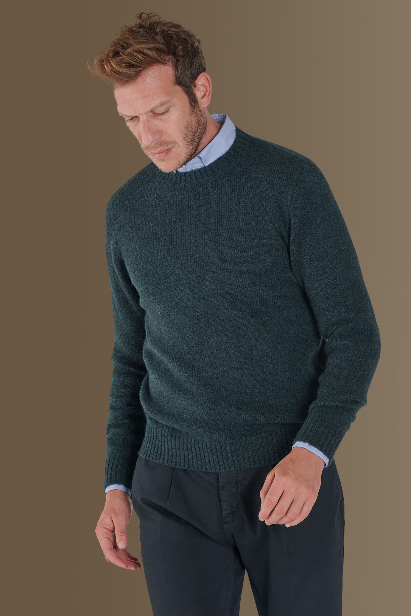 Maglia girocollo uomo tinta unita yackfeel image number 0