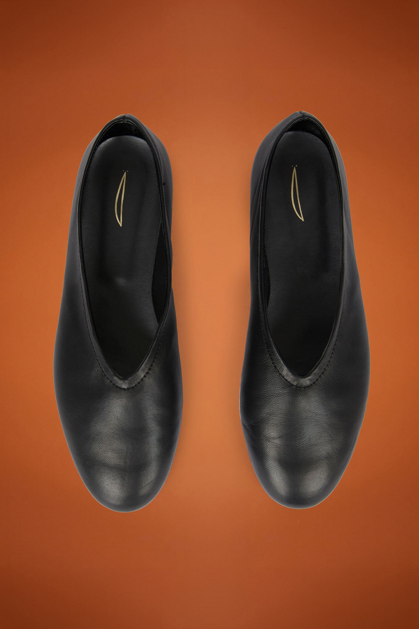 Ballerines pour femme, 100% cuir véritable avec semelle en caoutchouc image number 3